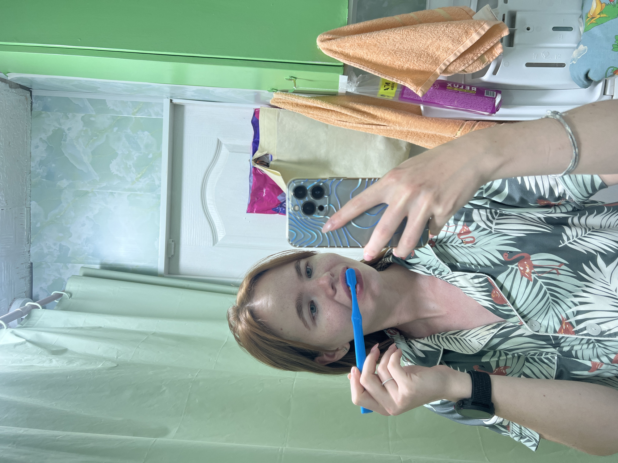 Pajamas and cats on a quiet Sunday afternoon in Chaikovsky