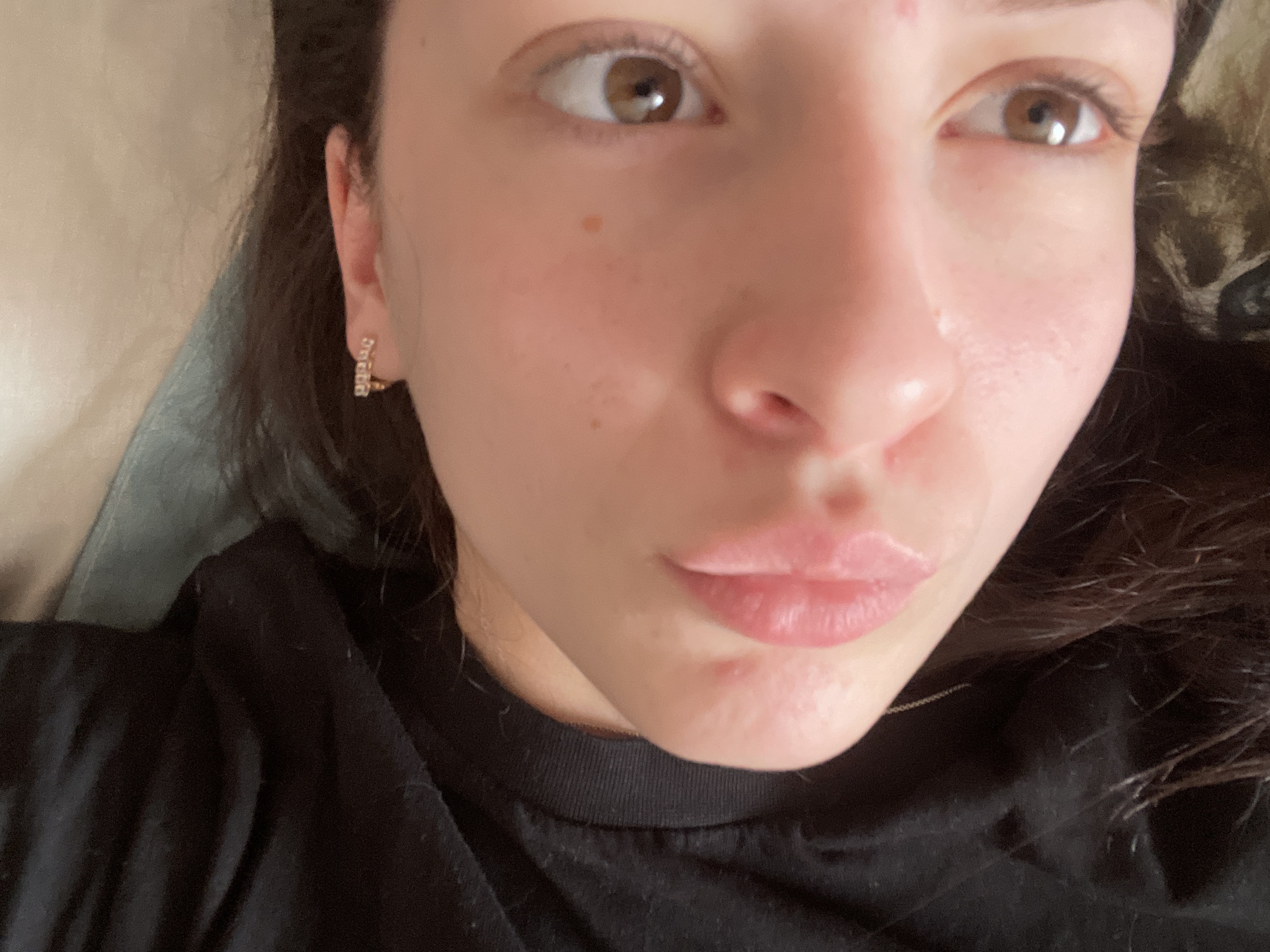Morning selfie session captured in Medvedevo, Russia