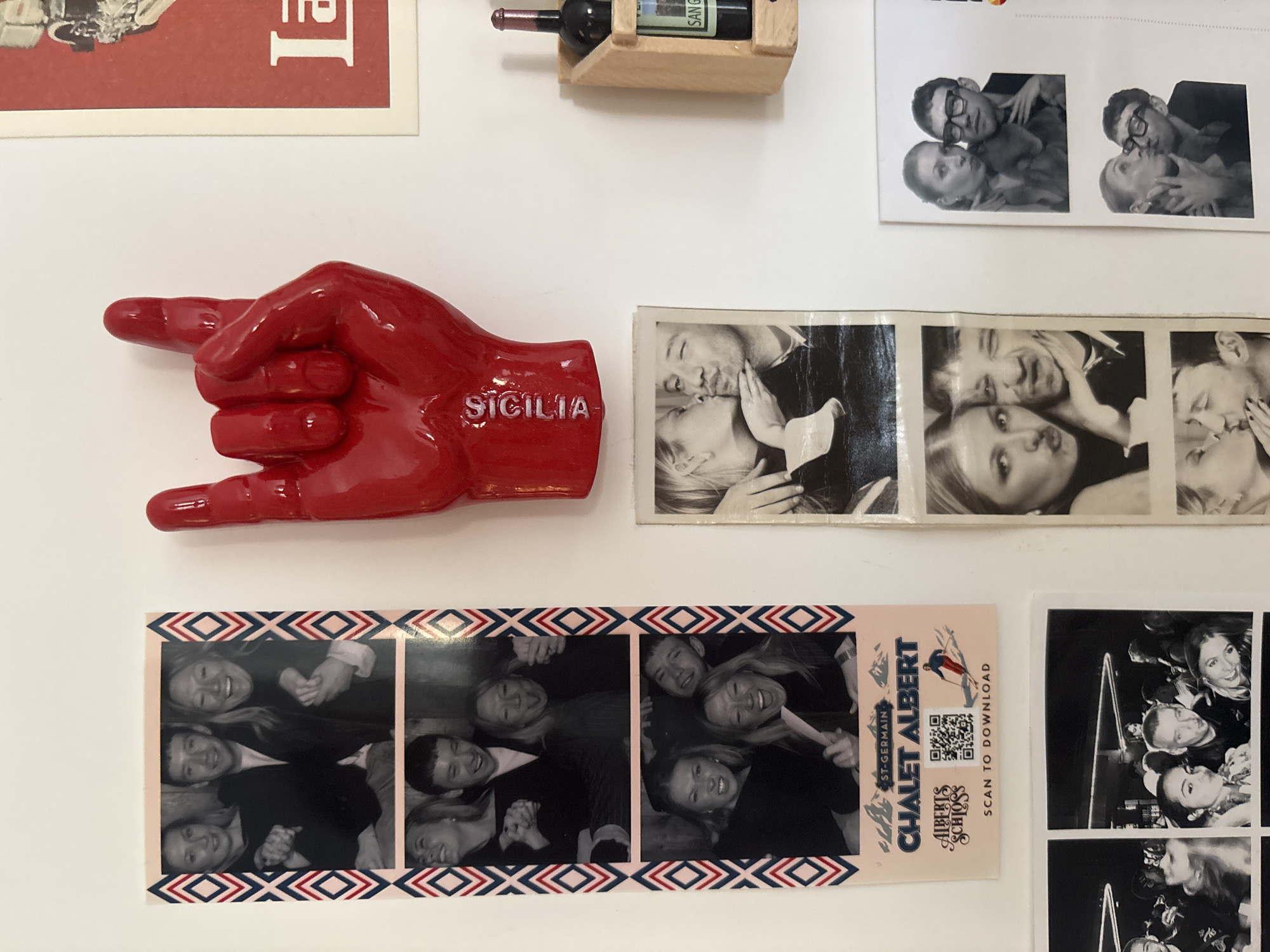 London resident documents travel memorabilia collection during Sunday morning routine