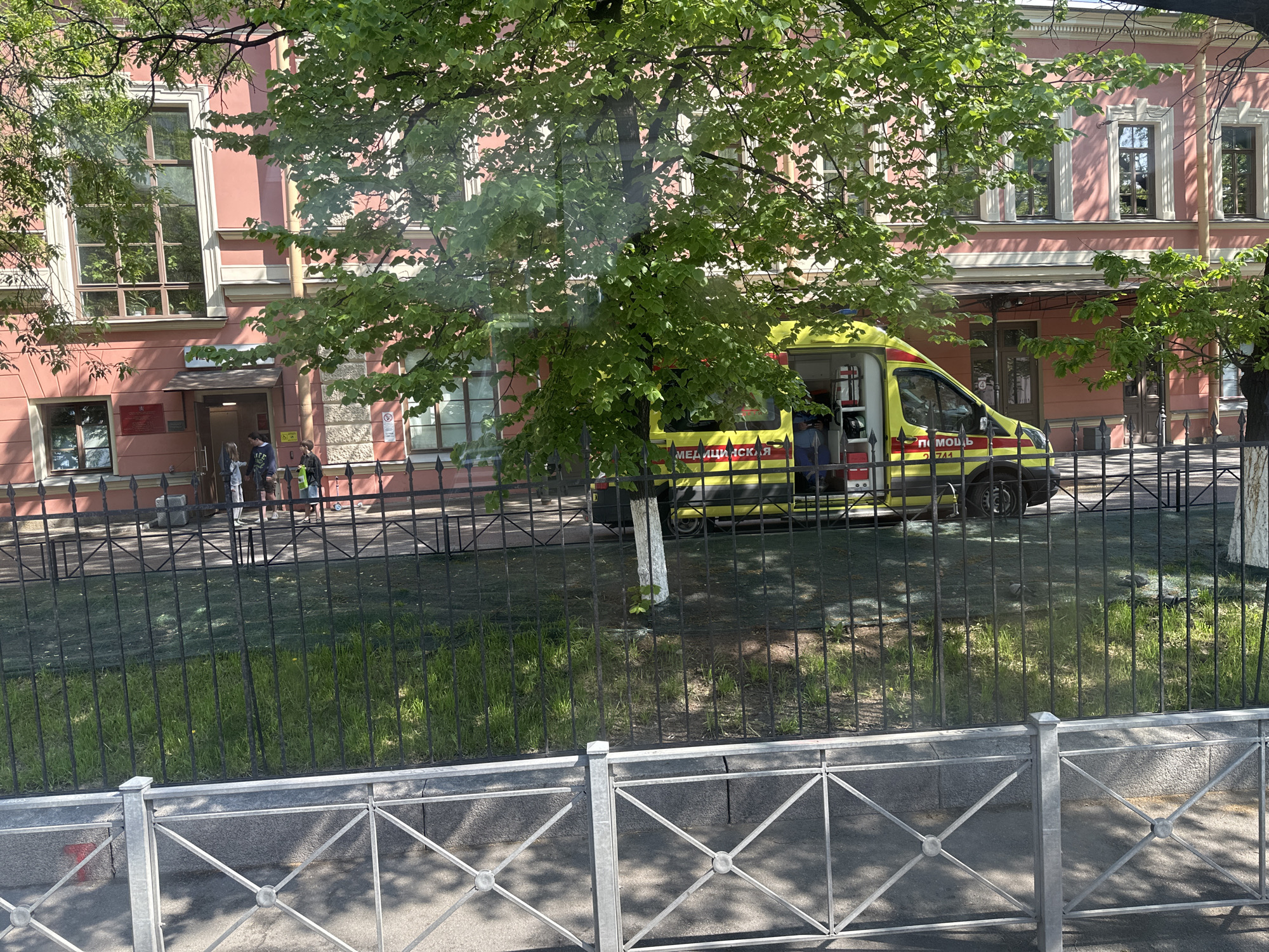 Morning street scenes documented across Saint Petersburg neighborhoods