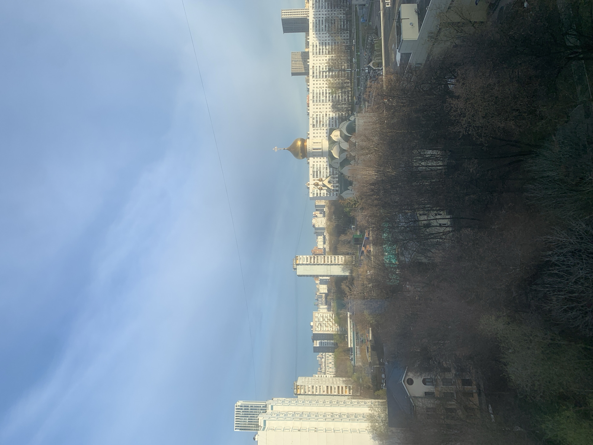 Moscow cityscape with Cathedral of Christ the Savior documented