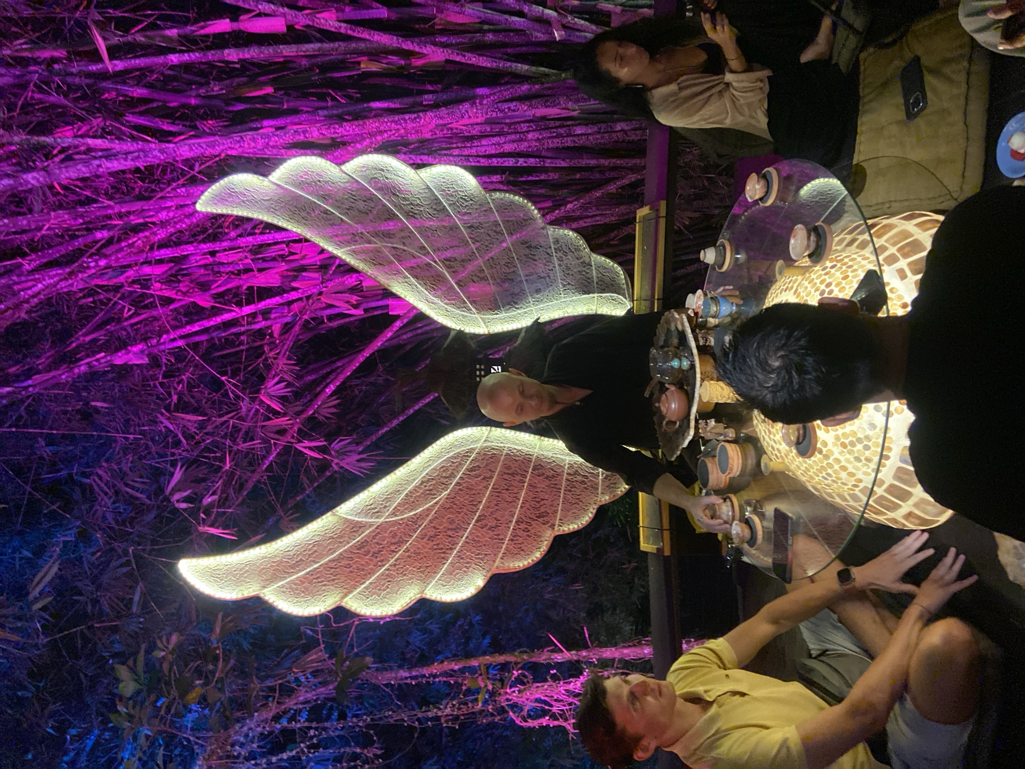 A night out at Bali Dacha's mystical garden venue