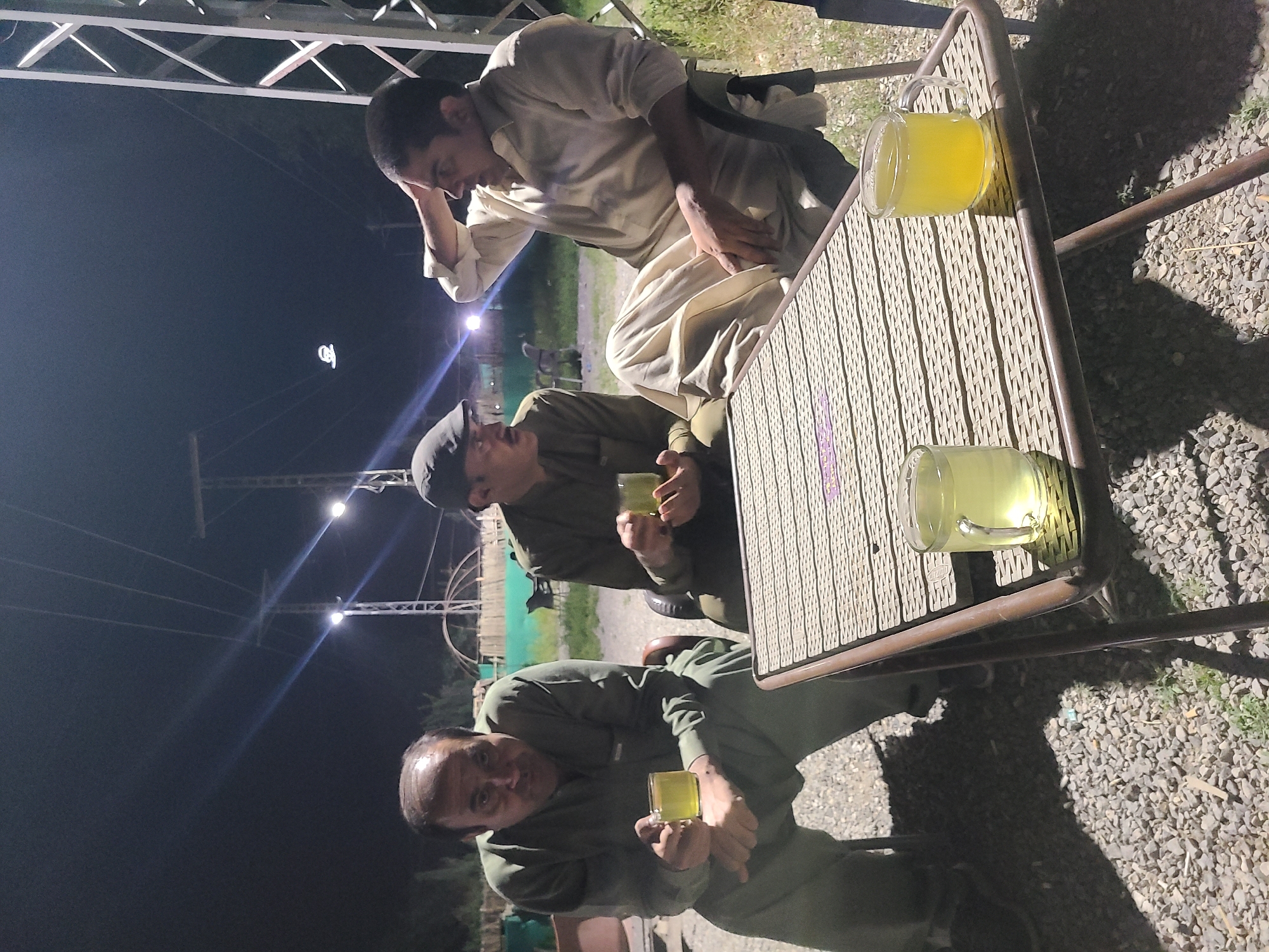 Men gather for evening social meeting in Quetta