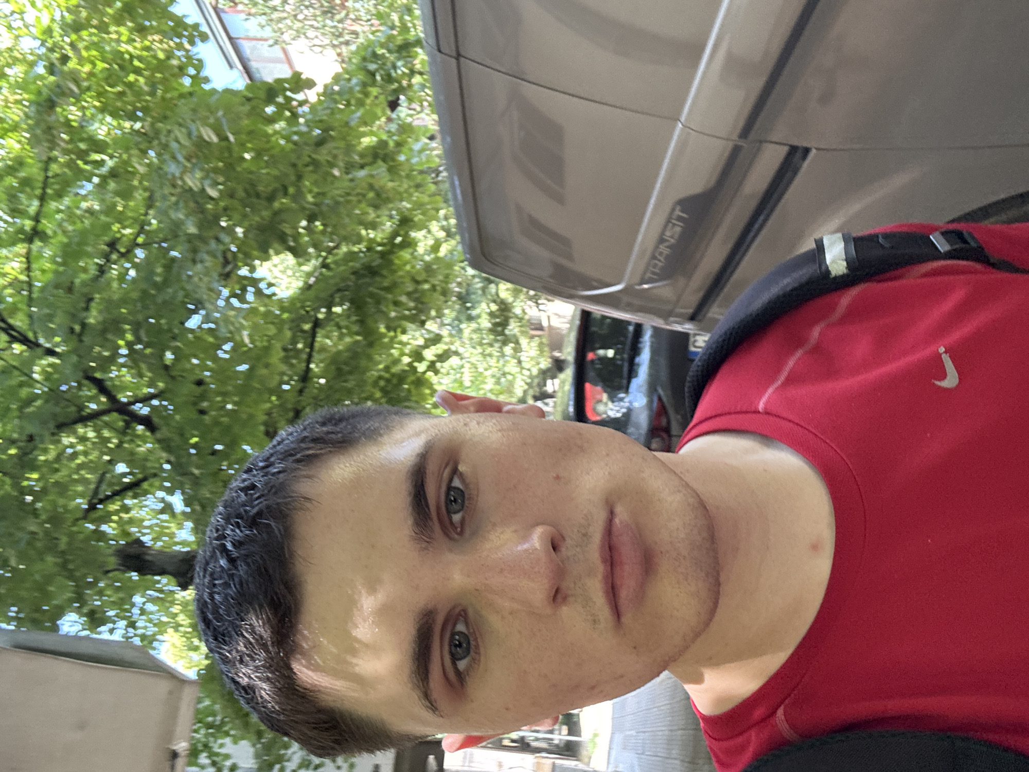 Morning walk through Stara Zagora, selfies and city scenes