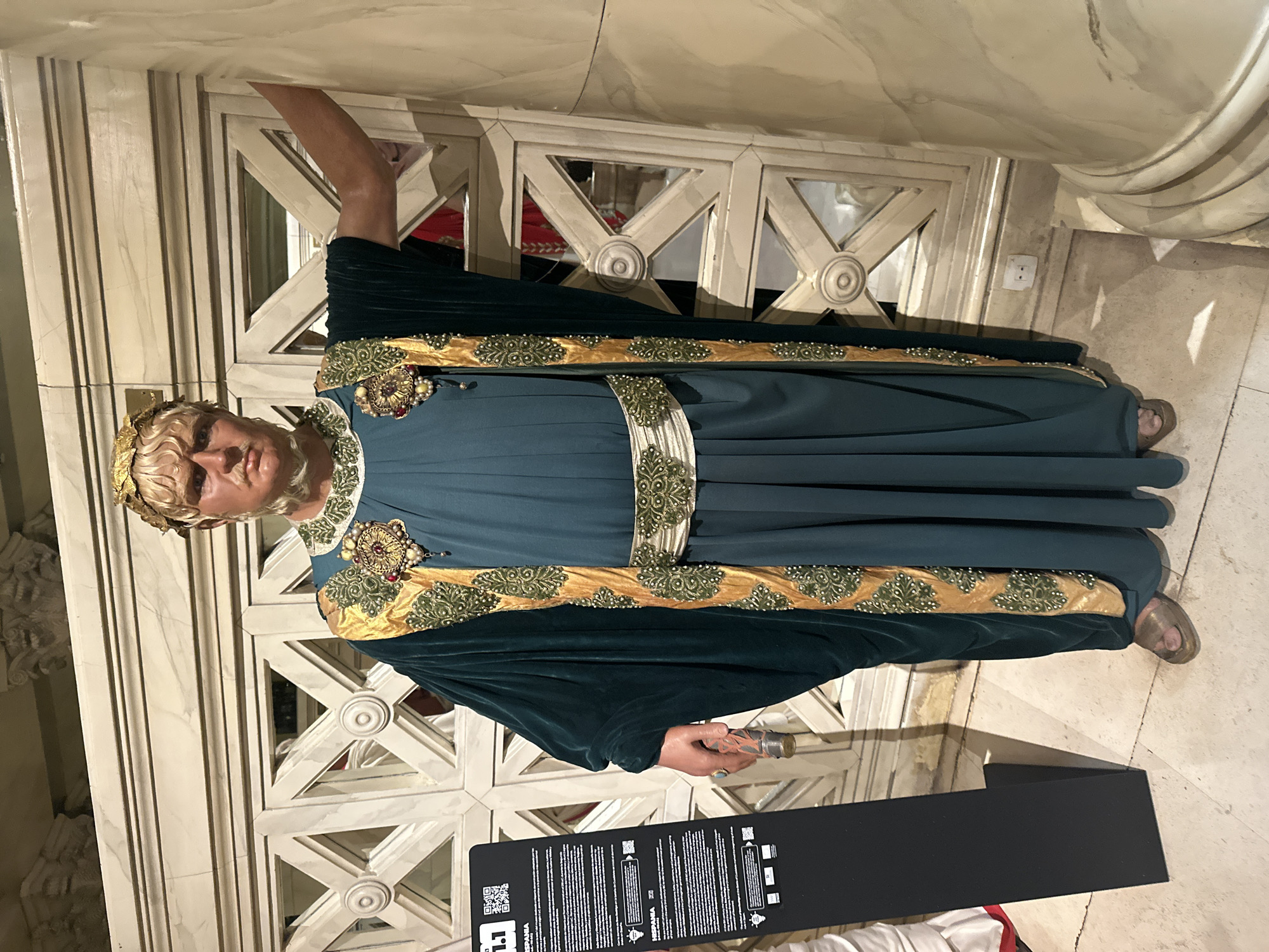 Tourist documents Madrid wax museum and historic architecture tour