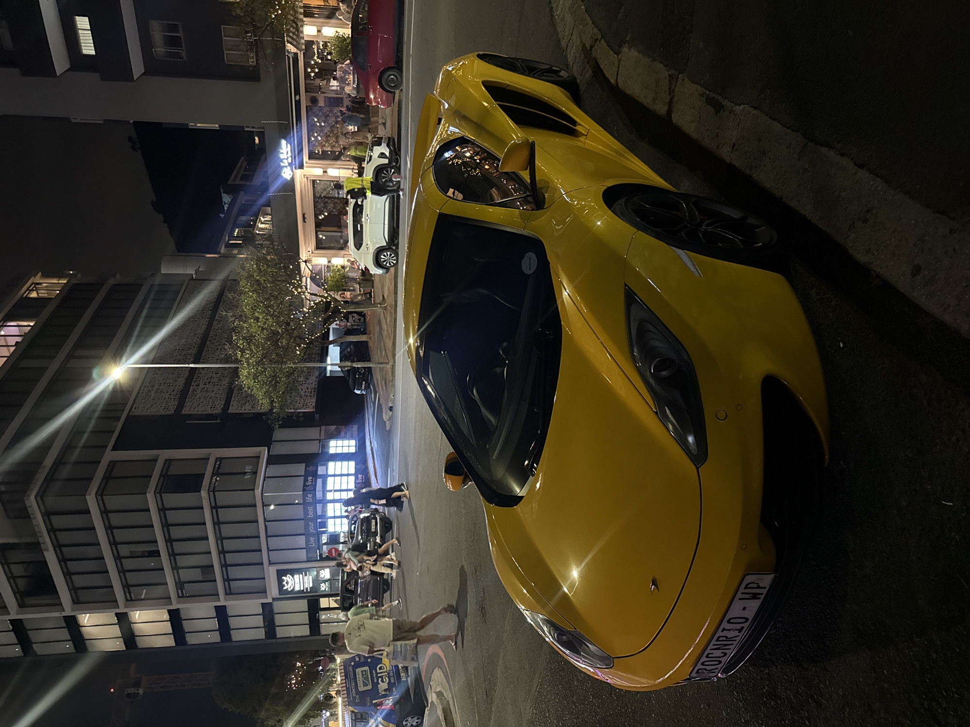 Yellow McLaren spotted parked on Cape Town street