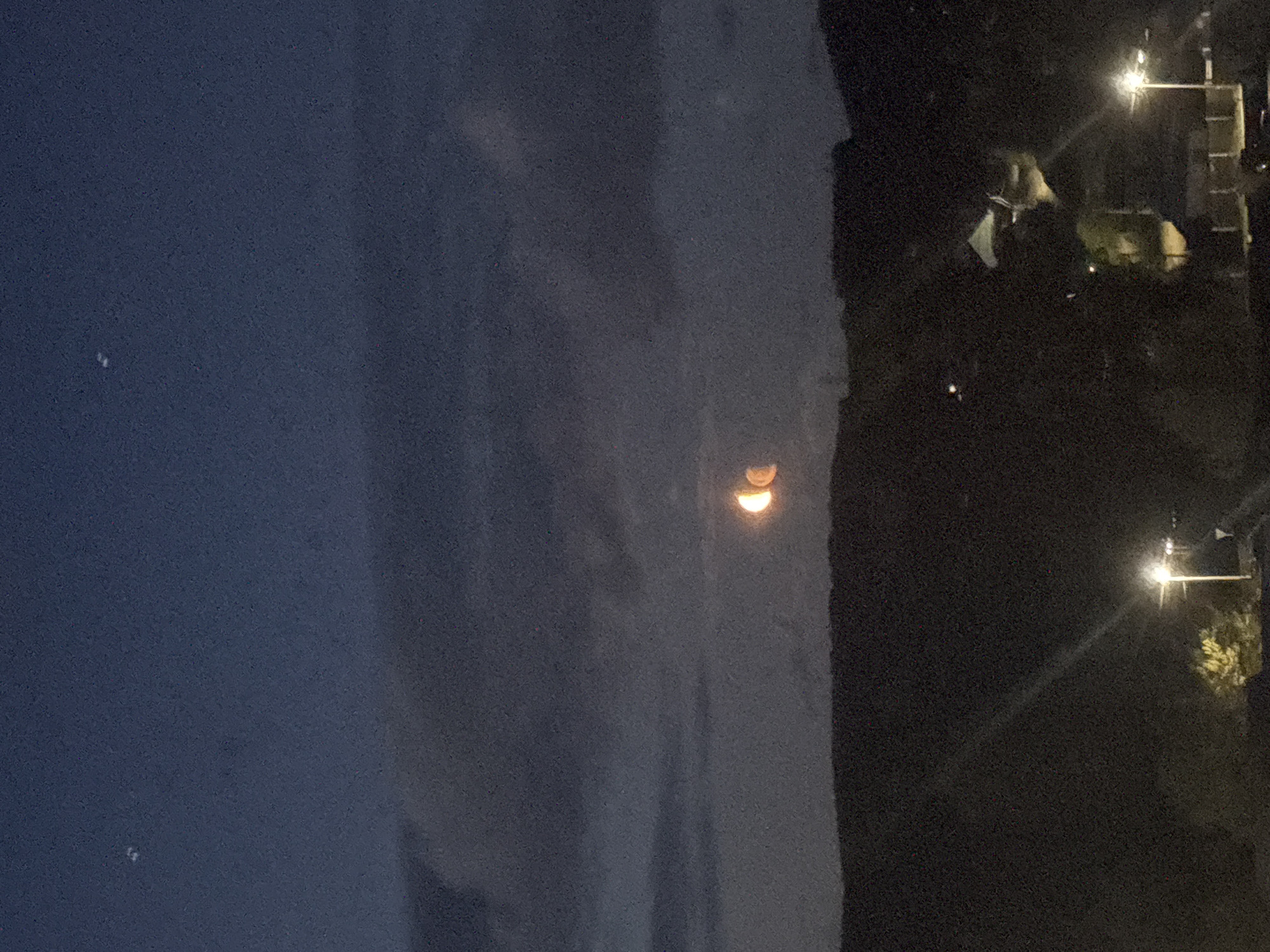 Sunset to nighttime transition captured in Chaikovsky, Russia