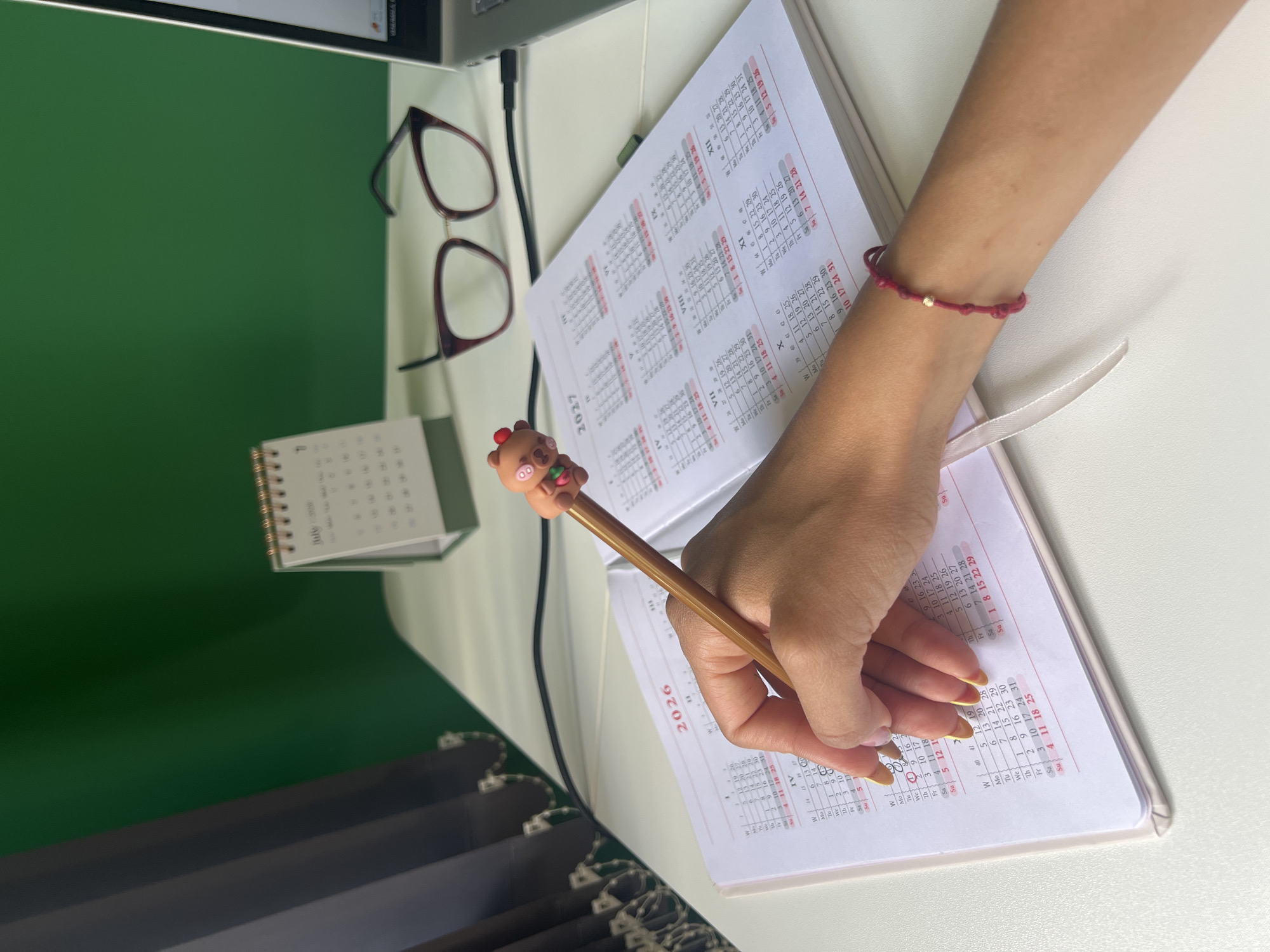 Planning ahead: desk work and vacation gear in Novi Iskar