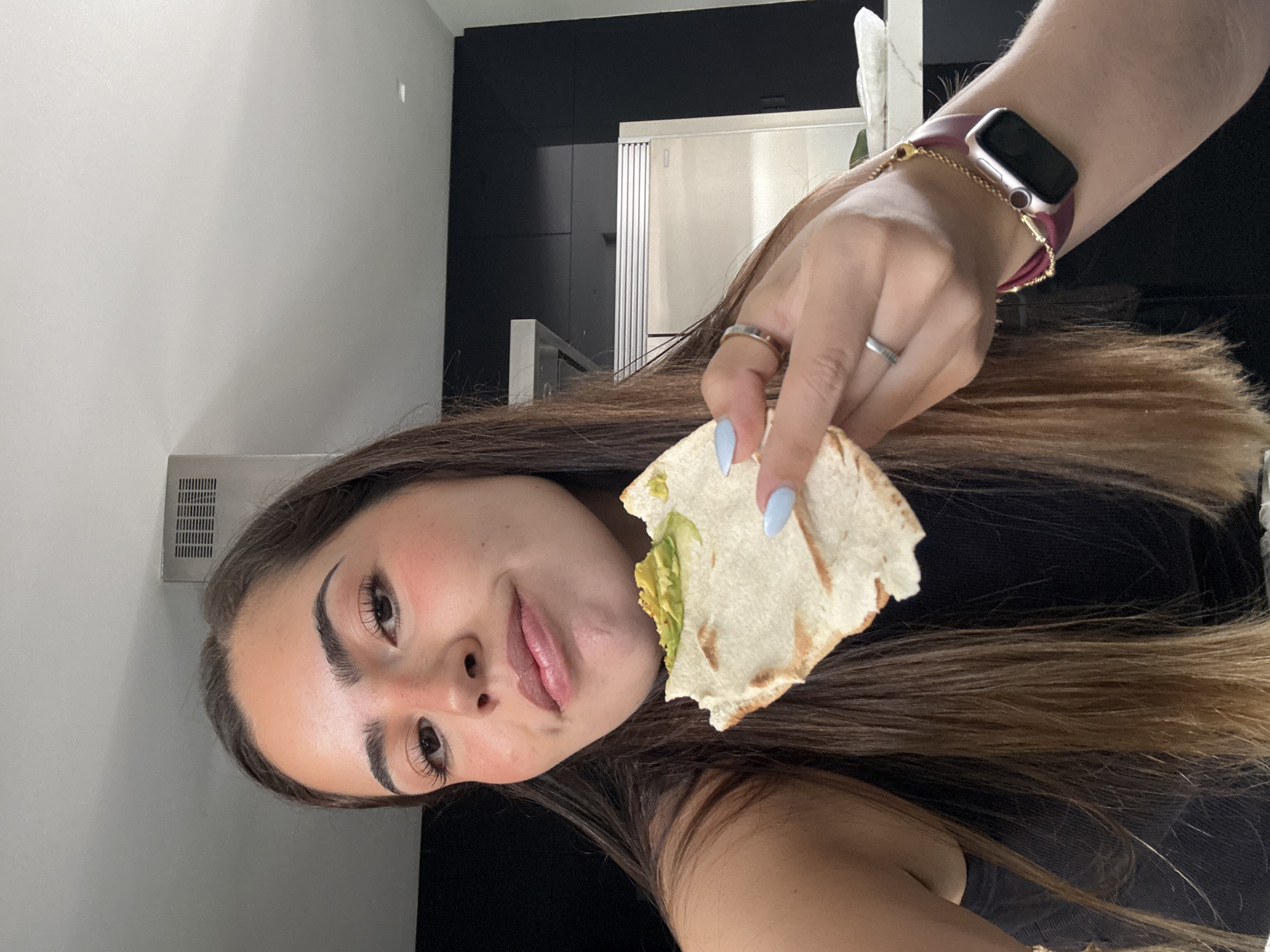 Woman Documents Morning Routine With Breakfast and Skincare in Mexico