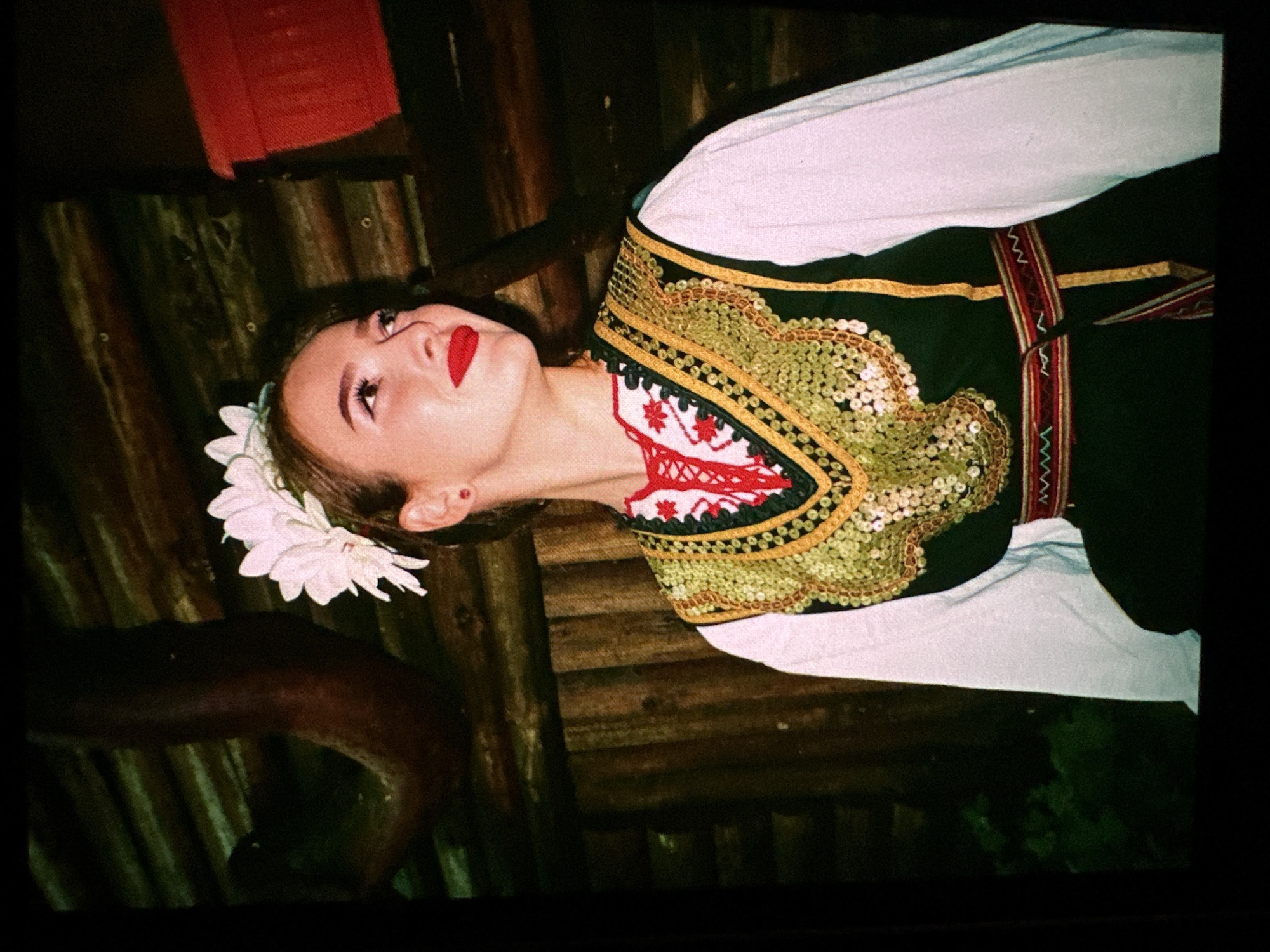 Folk costume, evening drinks, and a cat in Dragoman