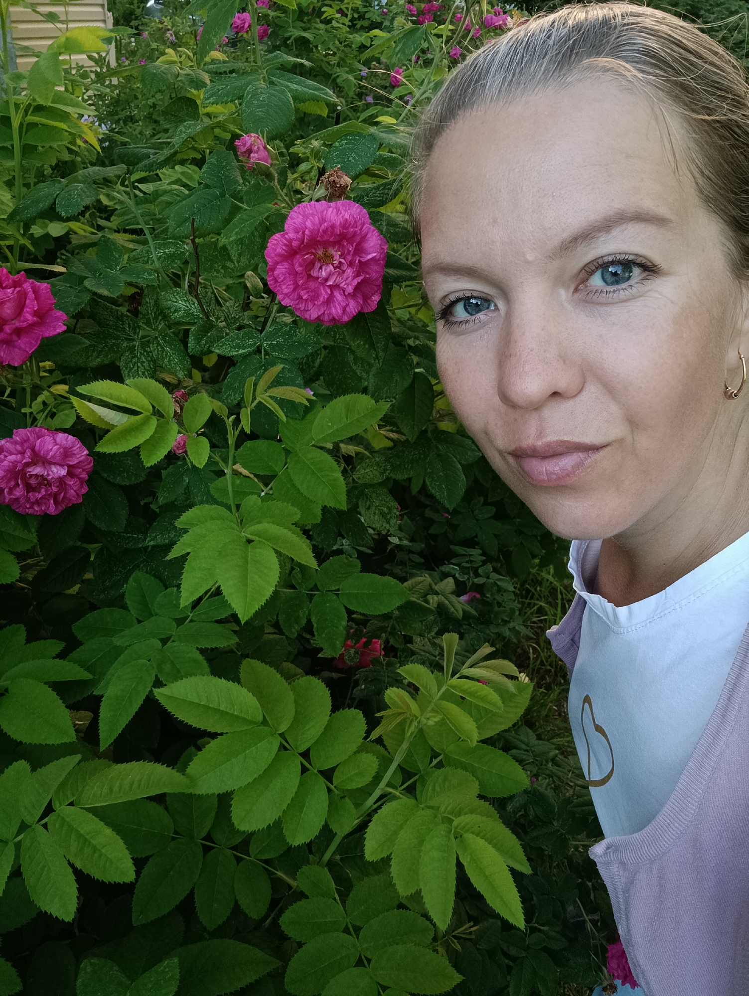 Afternoon in a Chaikovsky garden: flowers and selfies