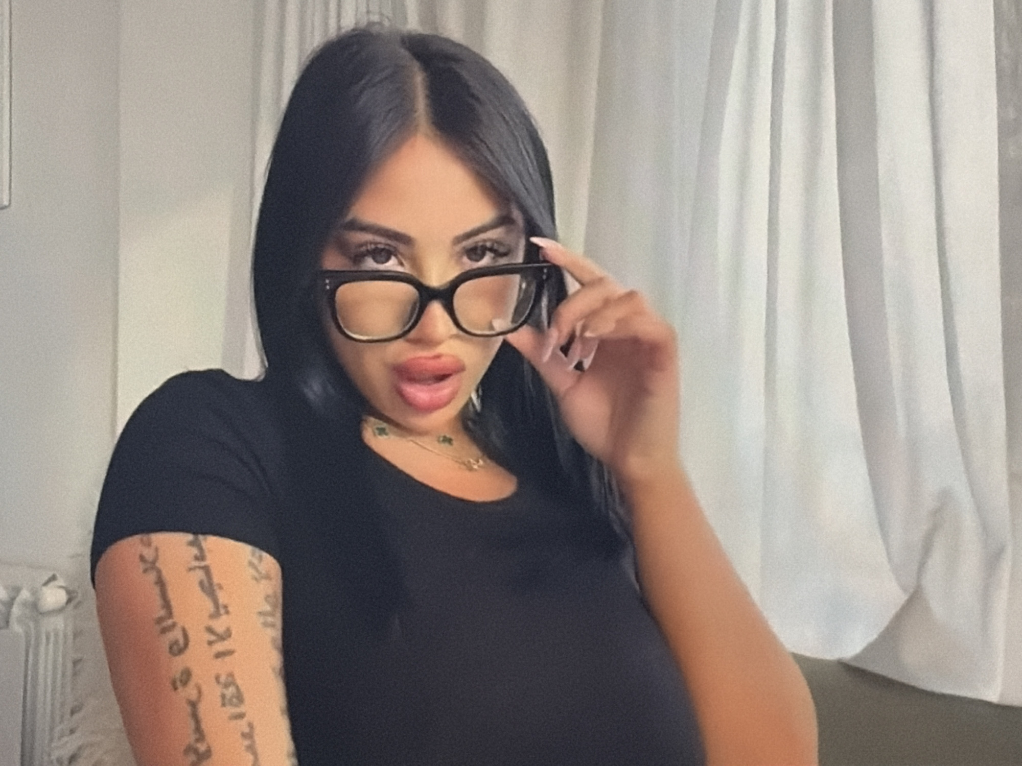 Quick selfie session with playful expressions and close-up shots