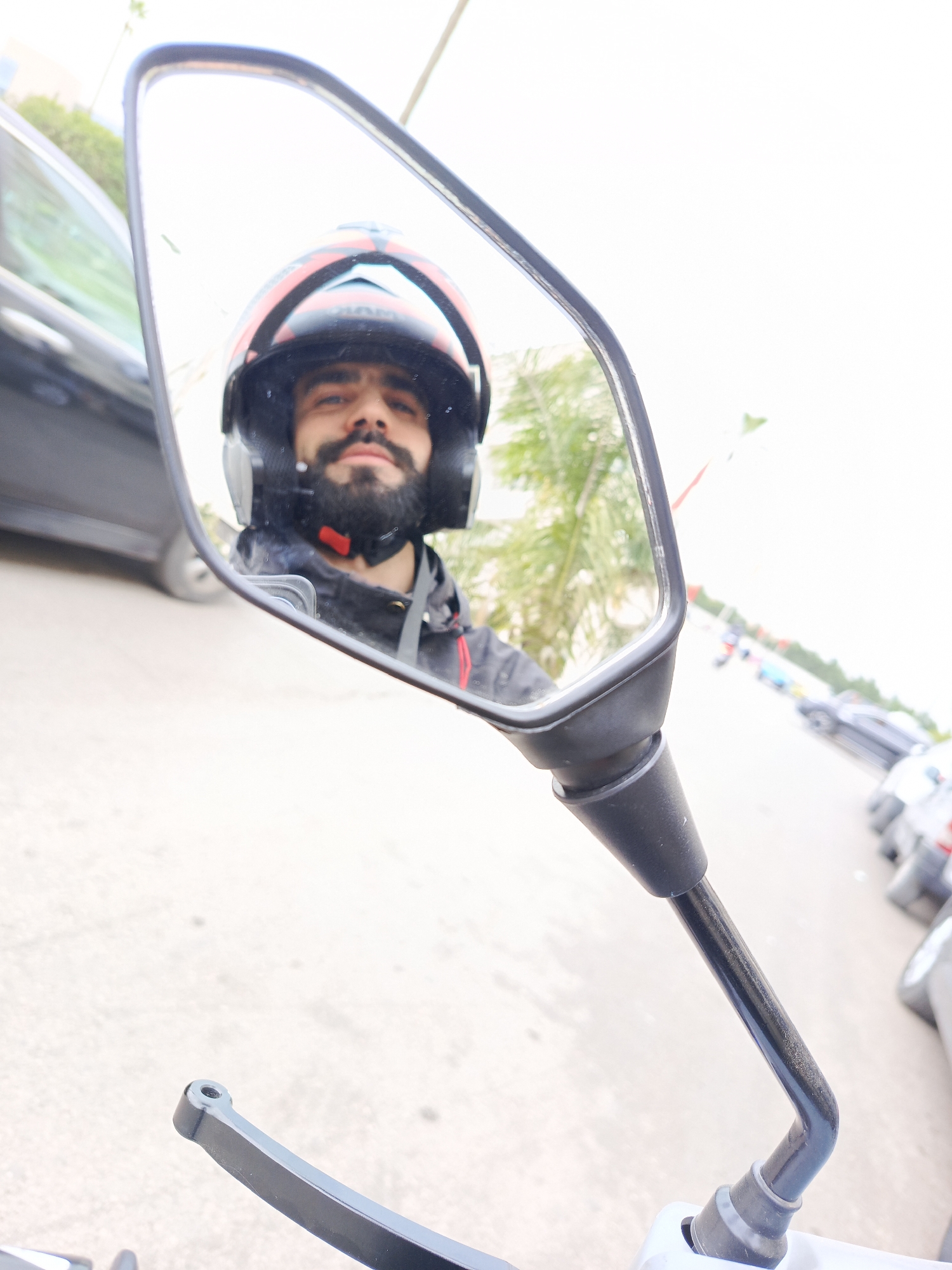 Motorcyclist documents afternoon ride through Meknes streets