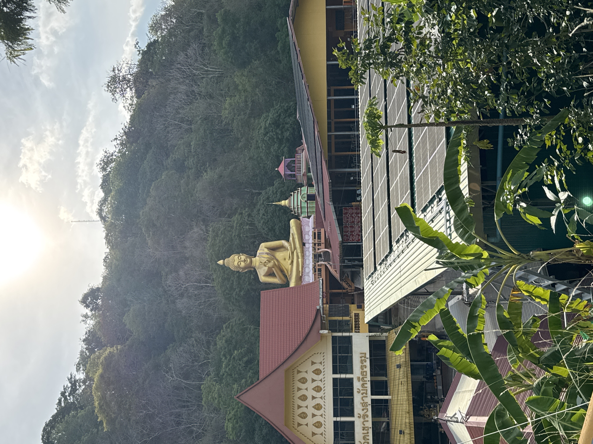 Temple and park scenes documented in Ratsada, Thailand