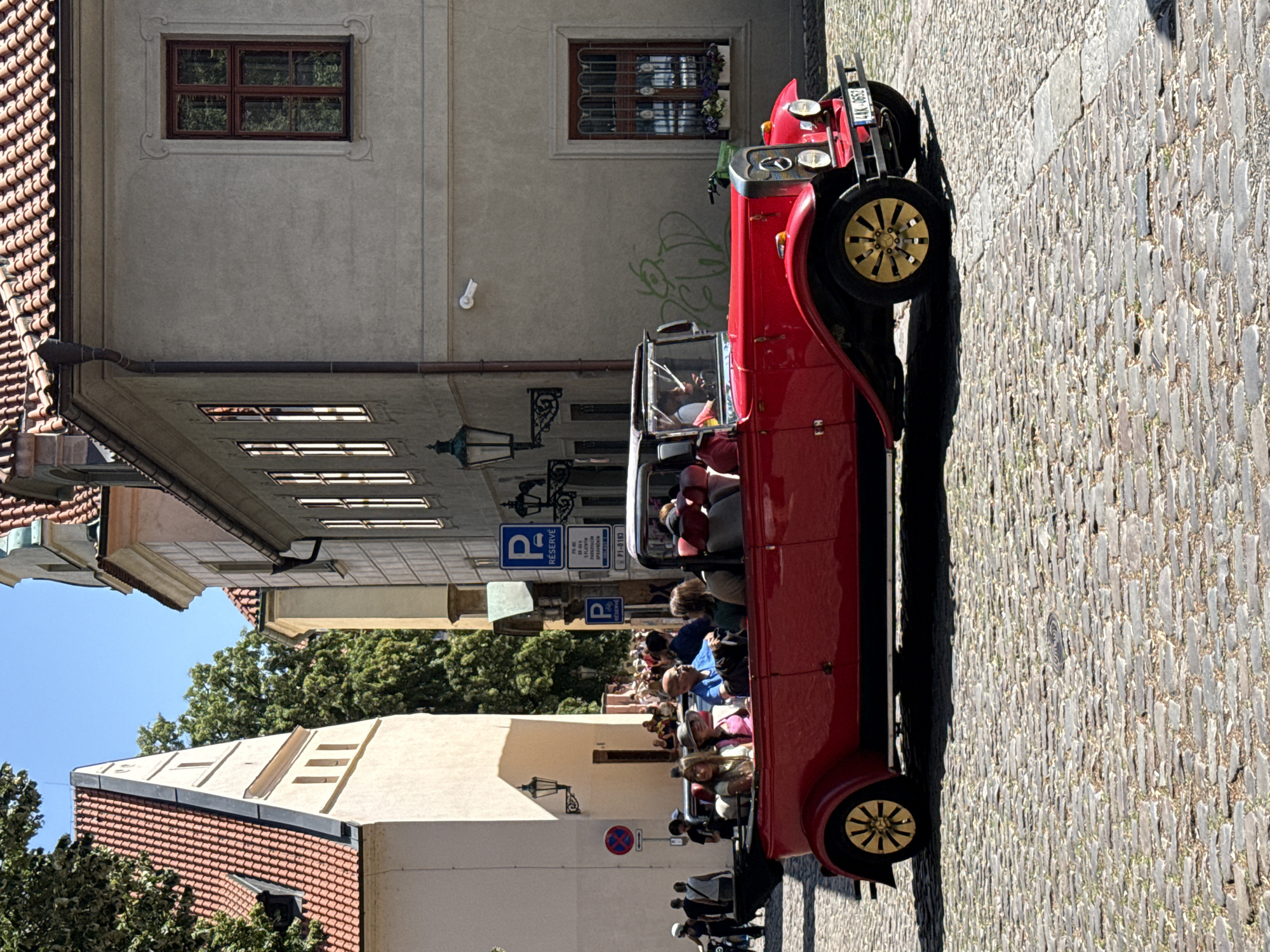 Morning around the Lennon Wall and old Prague streets