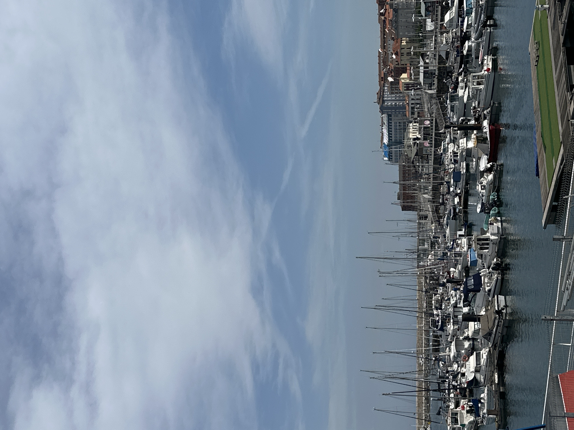 Morning scenes captured around Gijón marina district, northern Spain