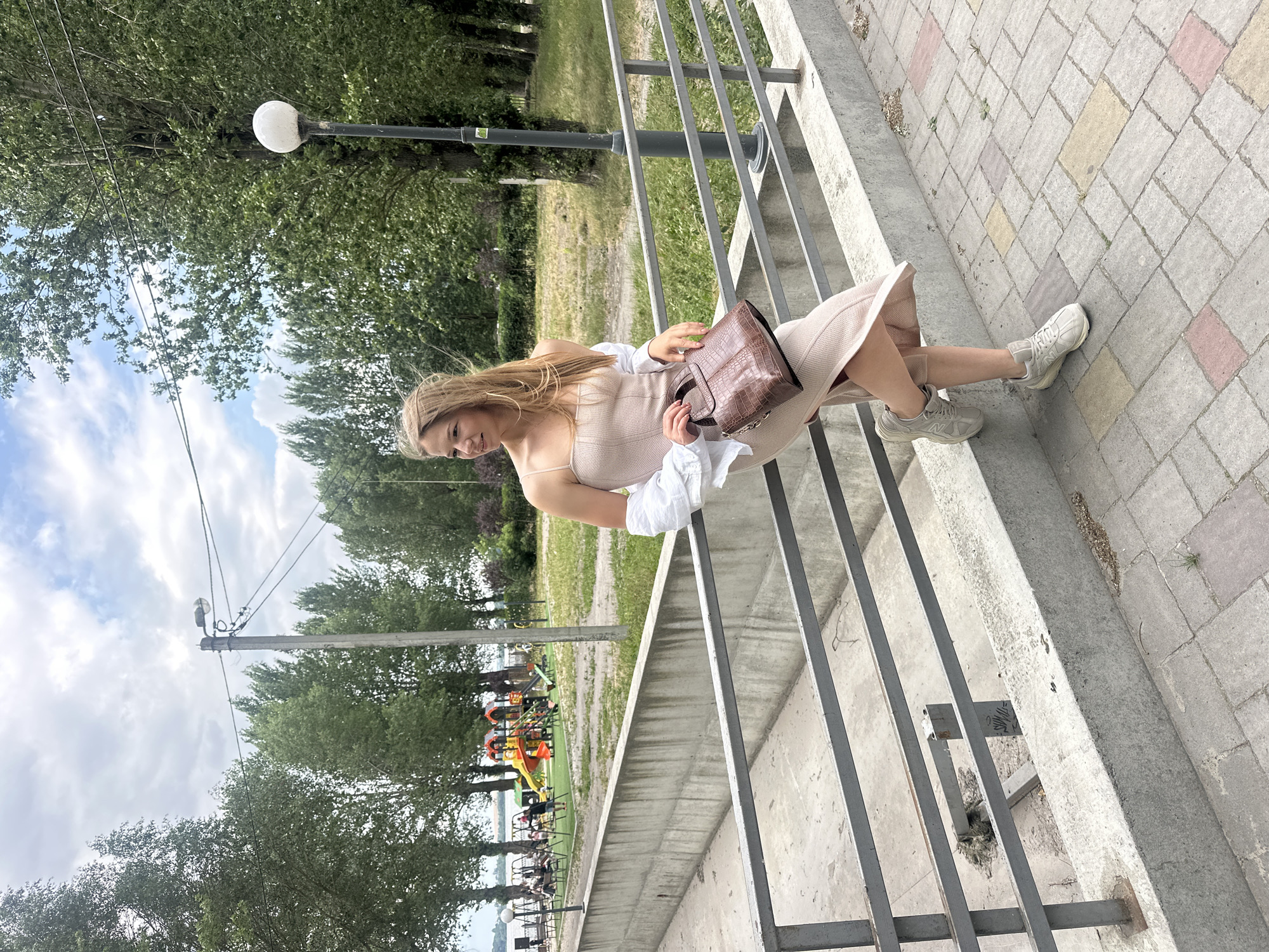Afternoon along Ternopil Lake promenade and park