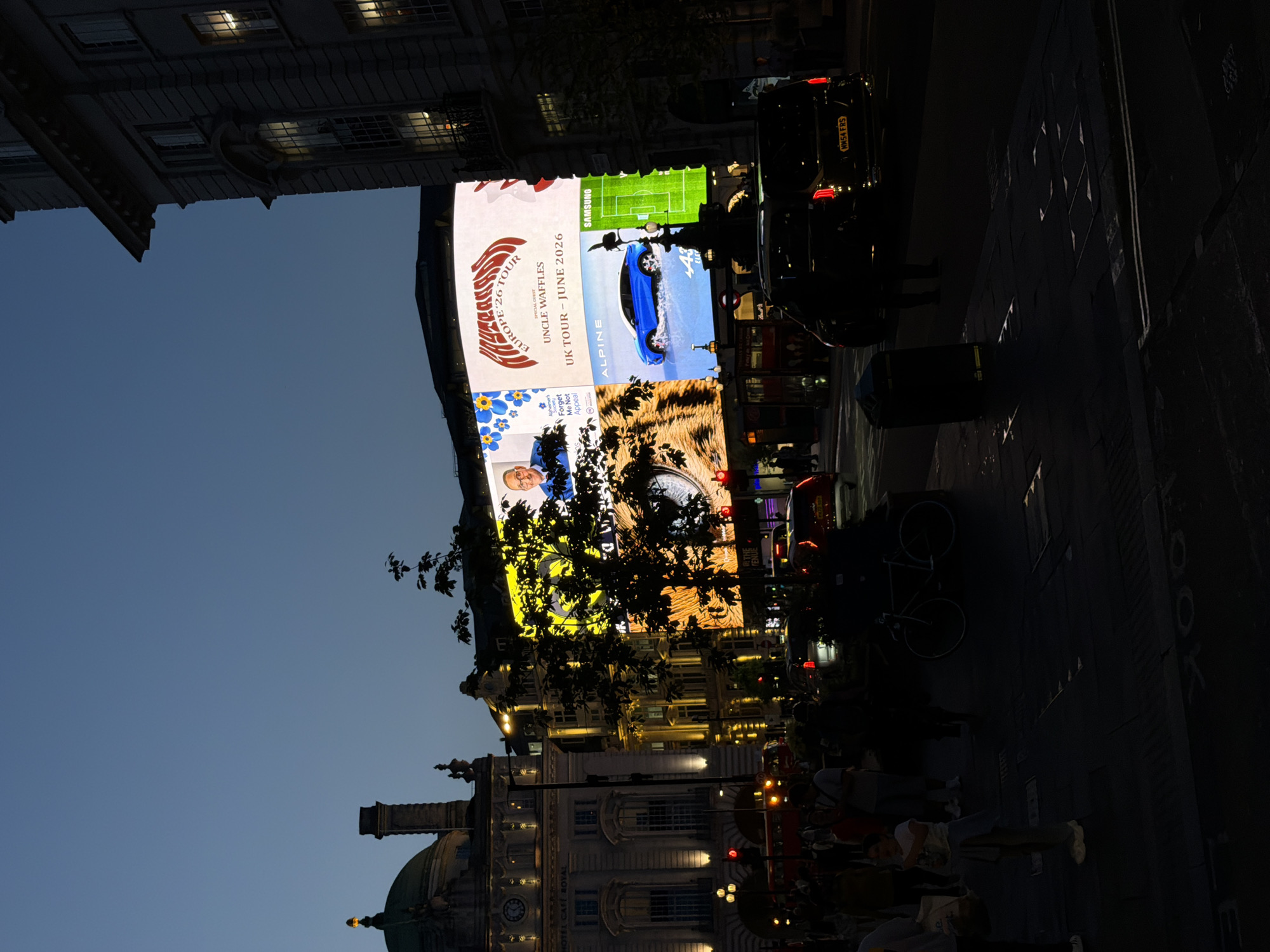 Evening scenes captured at Piccadilly Circus and London Chinatown