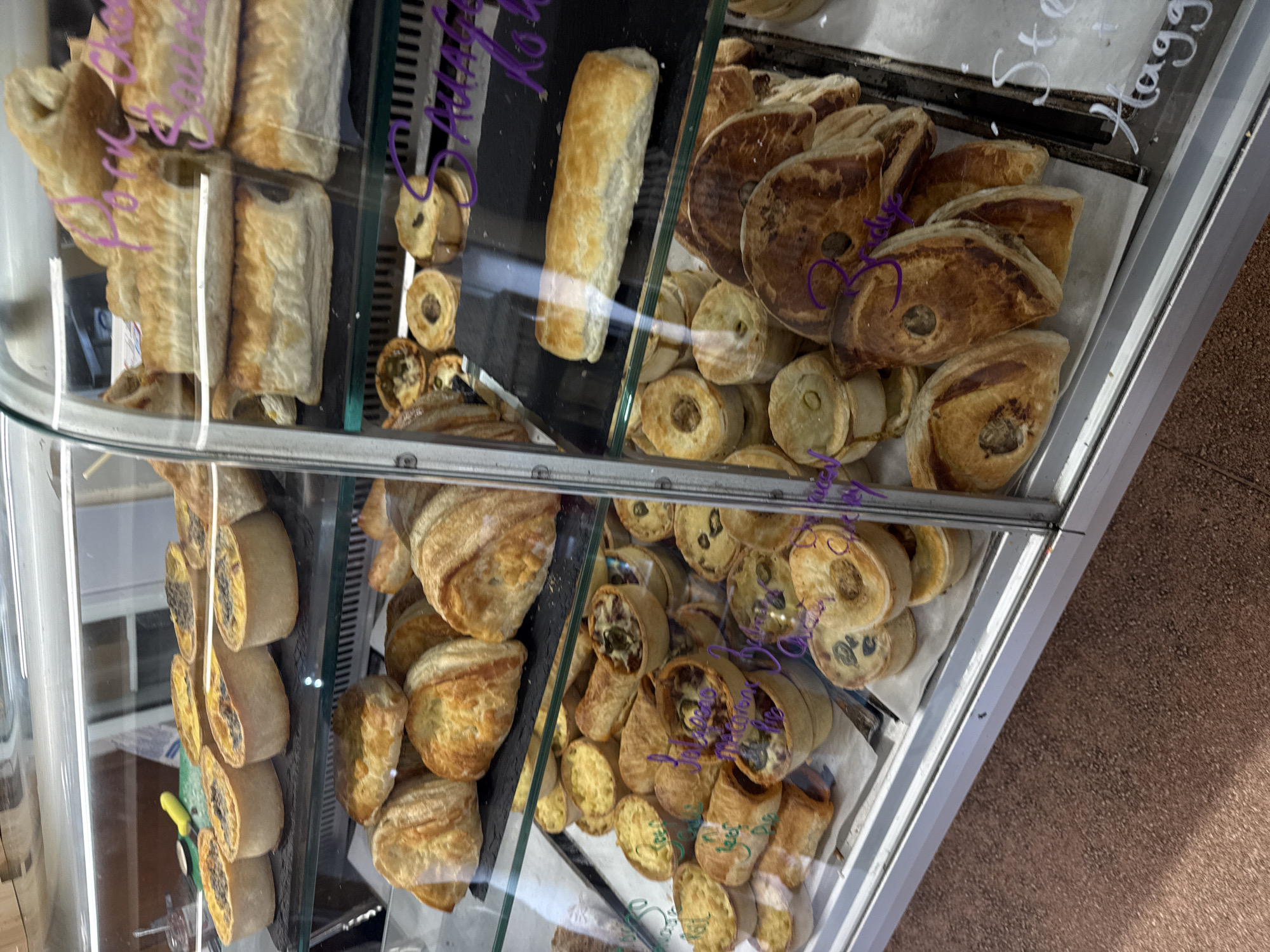 Food stops and travel moments captured across afternoon
