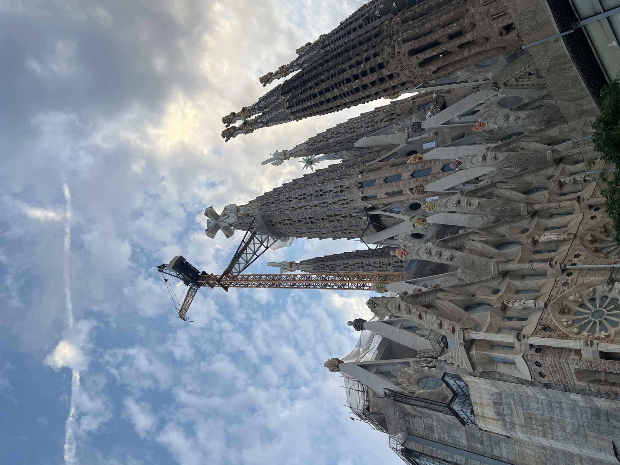 Evening stroll around Sagrada Família, Barcelona