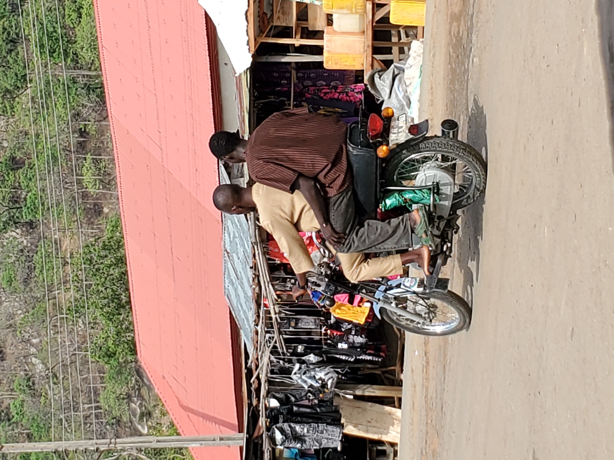 Morning street life documented in Mararaba, Nigeria