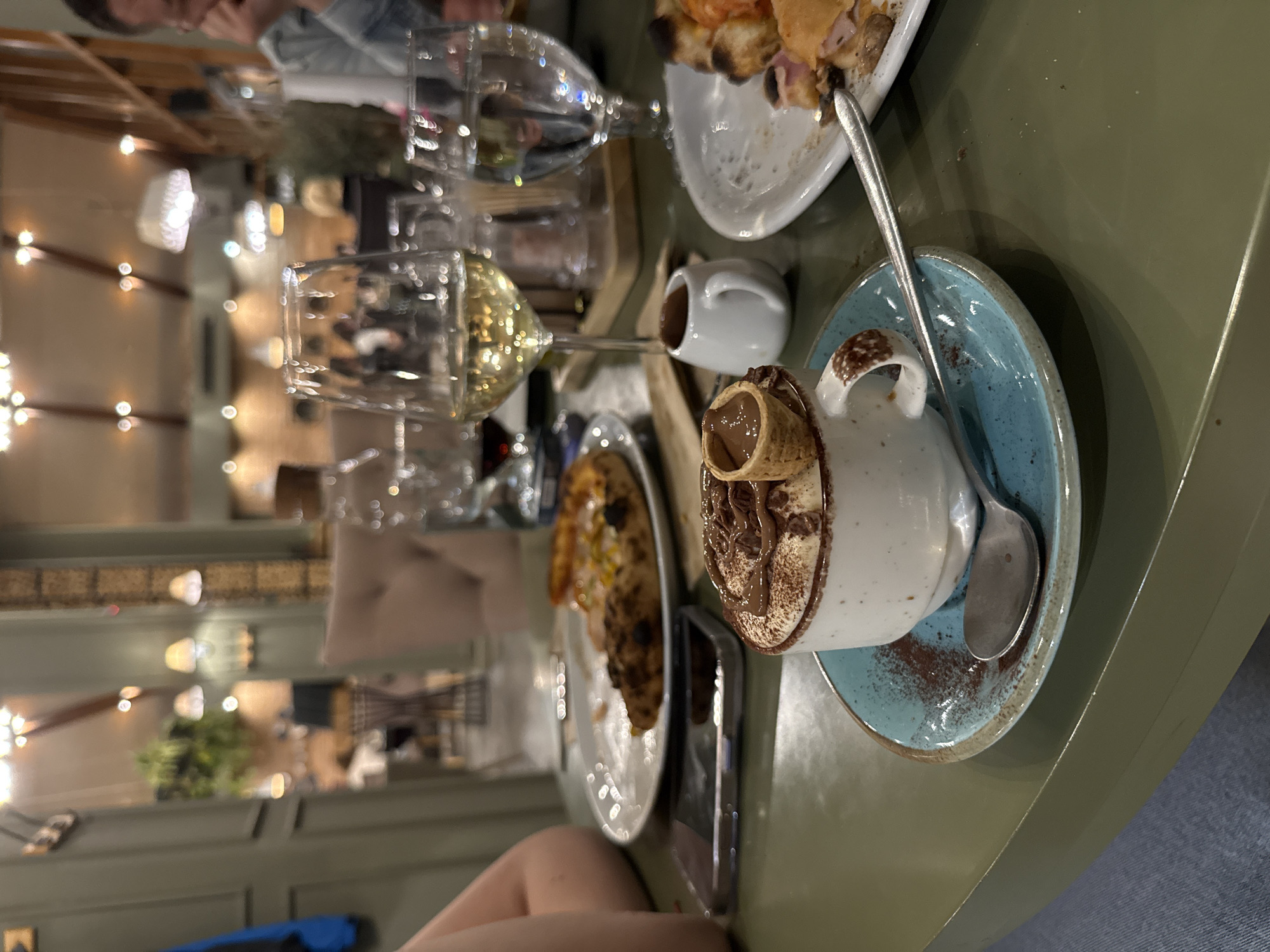 Evening dining experience documented at Bansko restaurant
