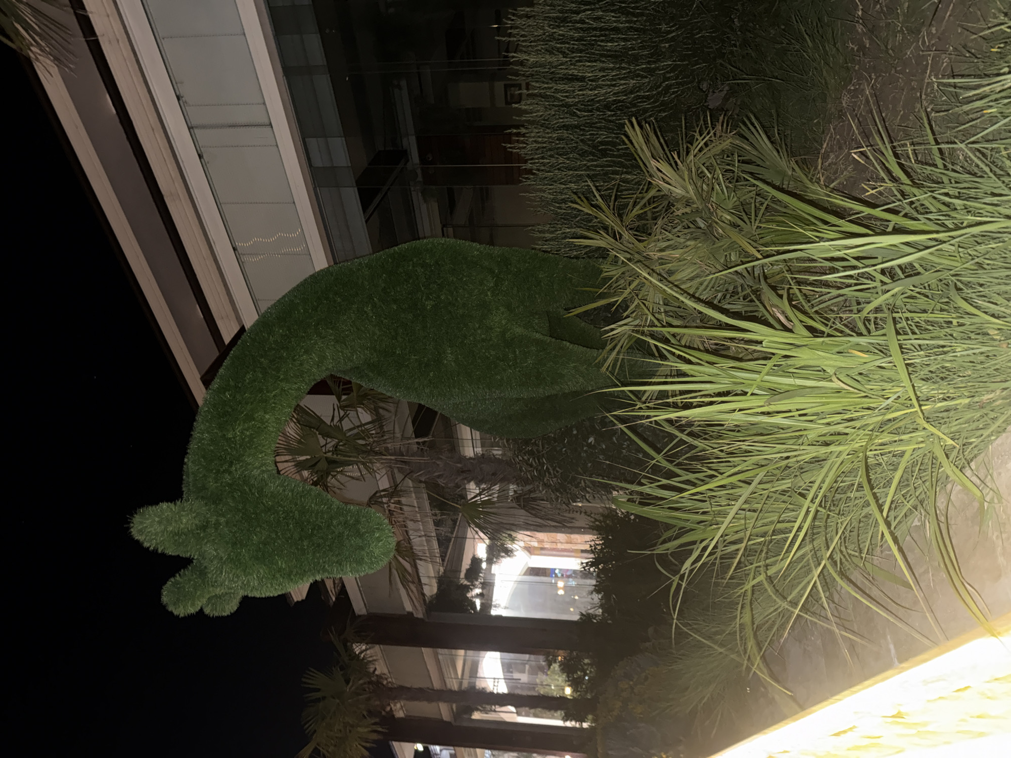 Nighttime scenes captured in Sveti Vlas Bulgaria resort district