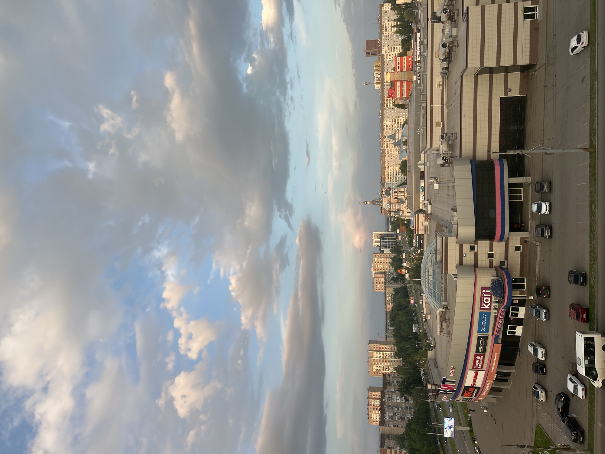 Domestic life and dramatic skies in Izhevsk, Russia