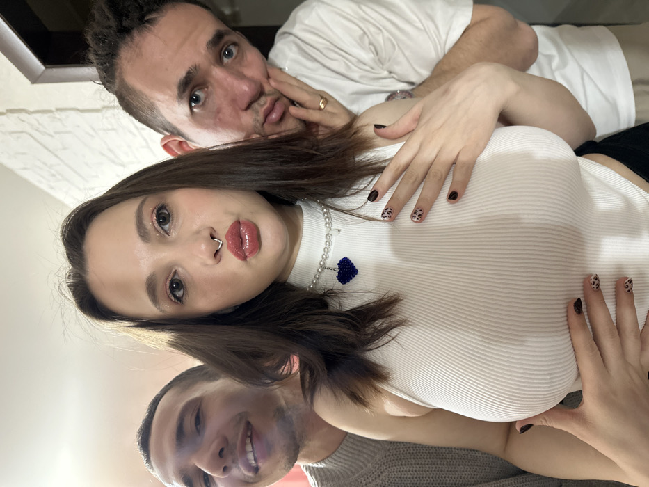 Young woman documents social gathering with friends in Saratov