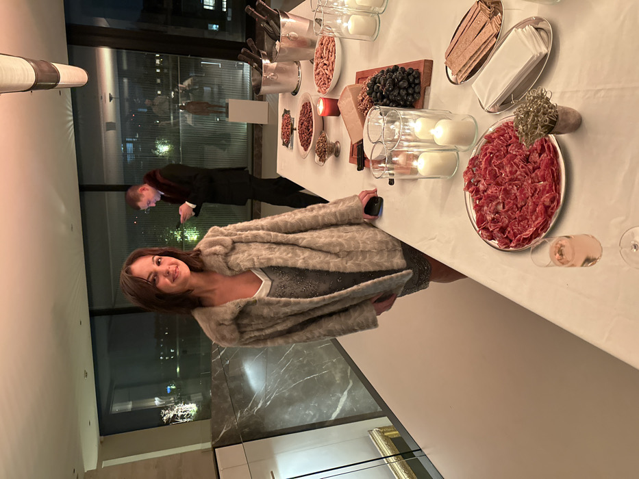 Wine and cheese gathering observed in London evening