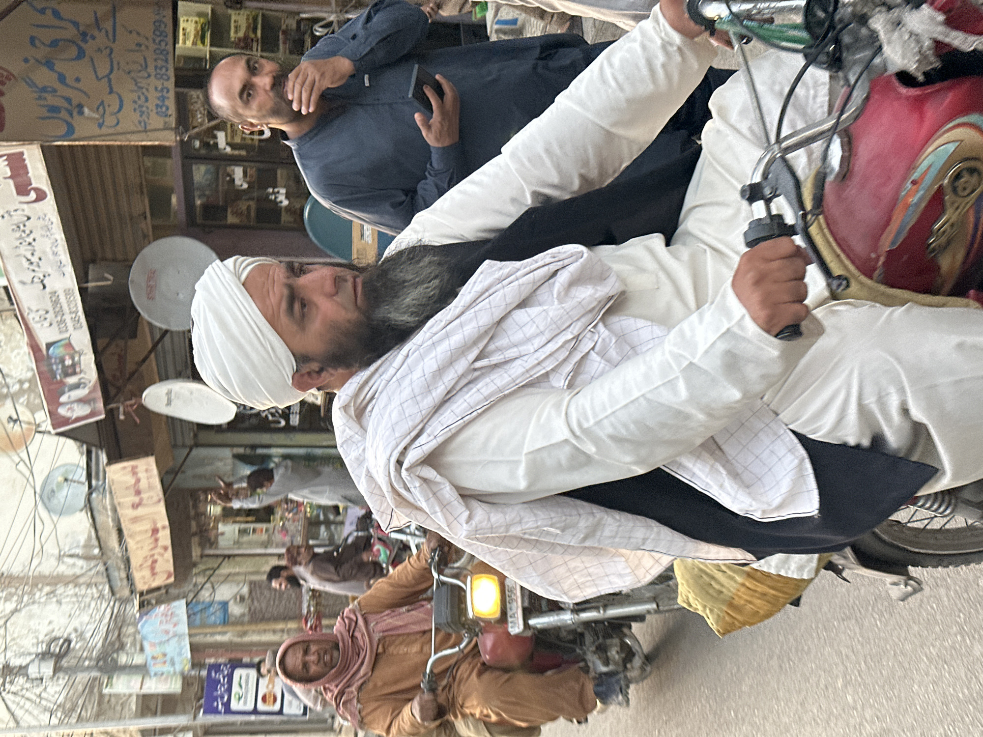 Afternoon street traffic in Quetta City Tehsil, Pakistan