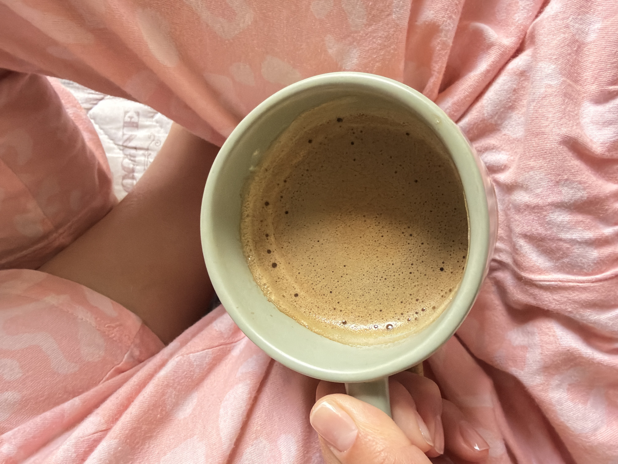 Early morning coffee moment captured in Pleven, Bulgaria