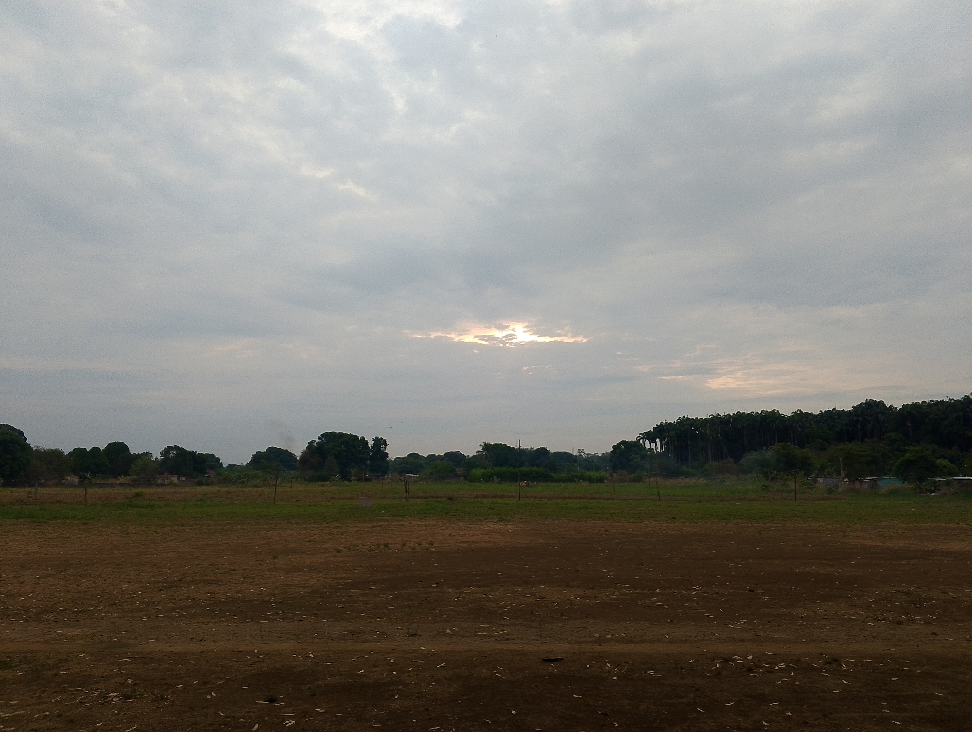 Overcast rural landscape documented in San Carlos, Venezuela