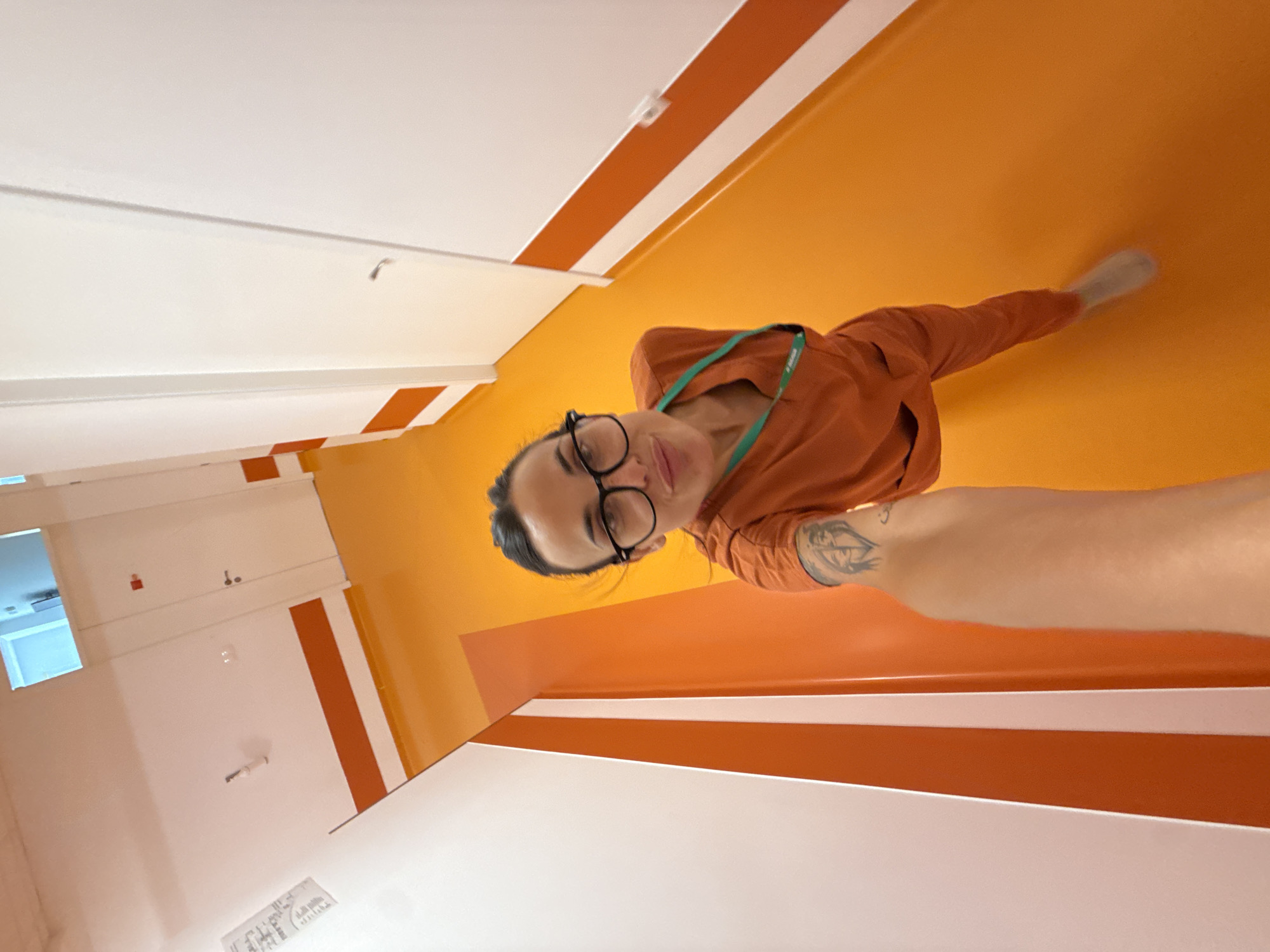 Selfies from inside a Pleven medical facility, July 2026