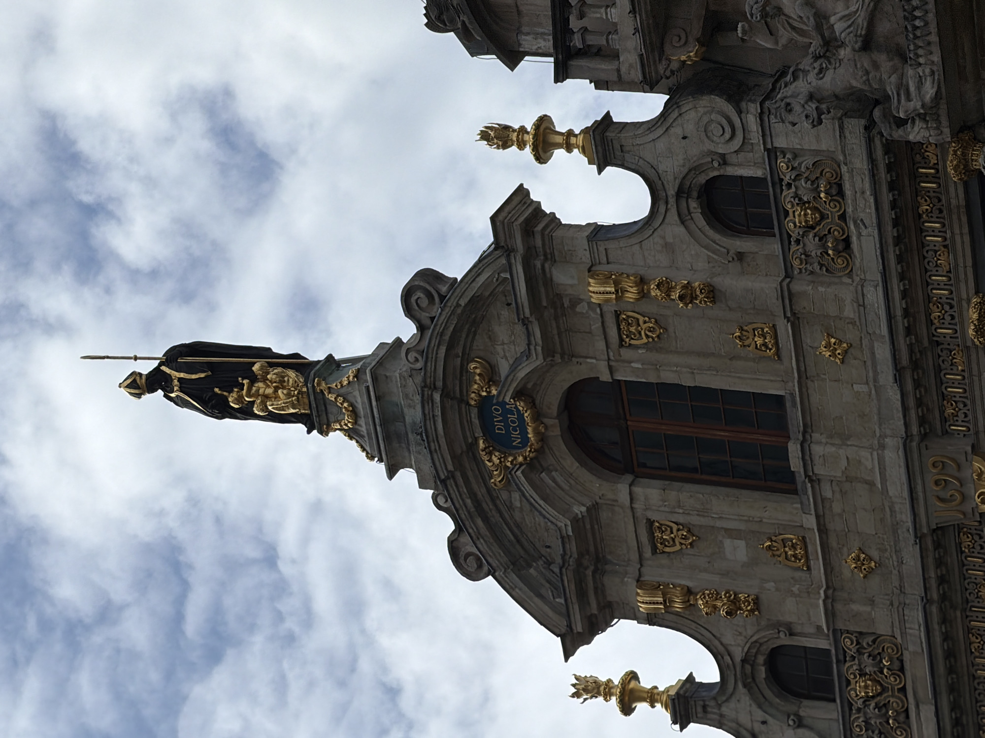 Historic Brussels Brewers Guildhall documented by witness