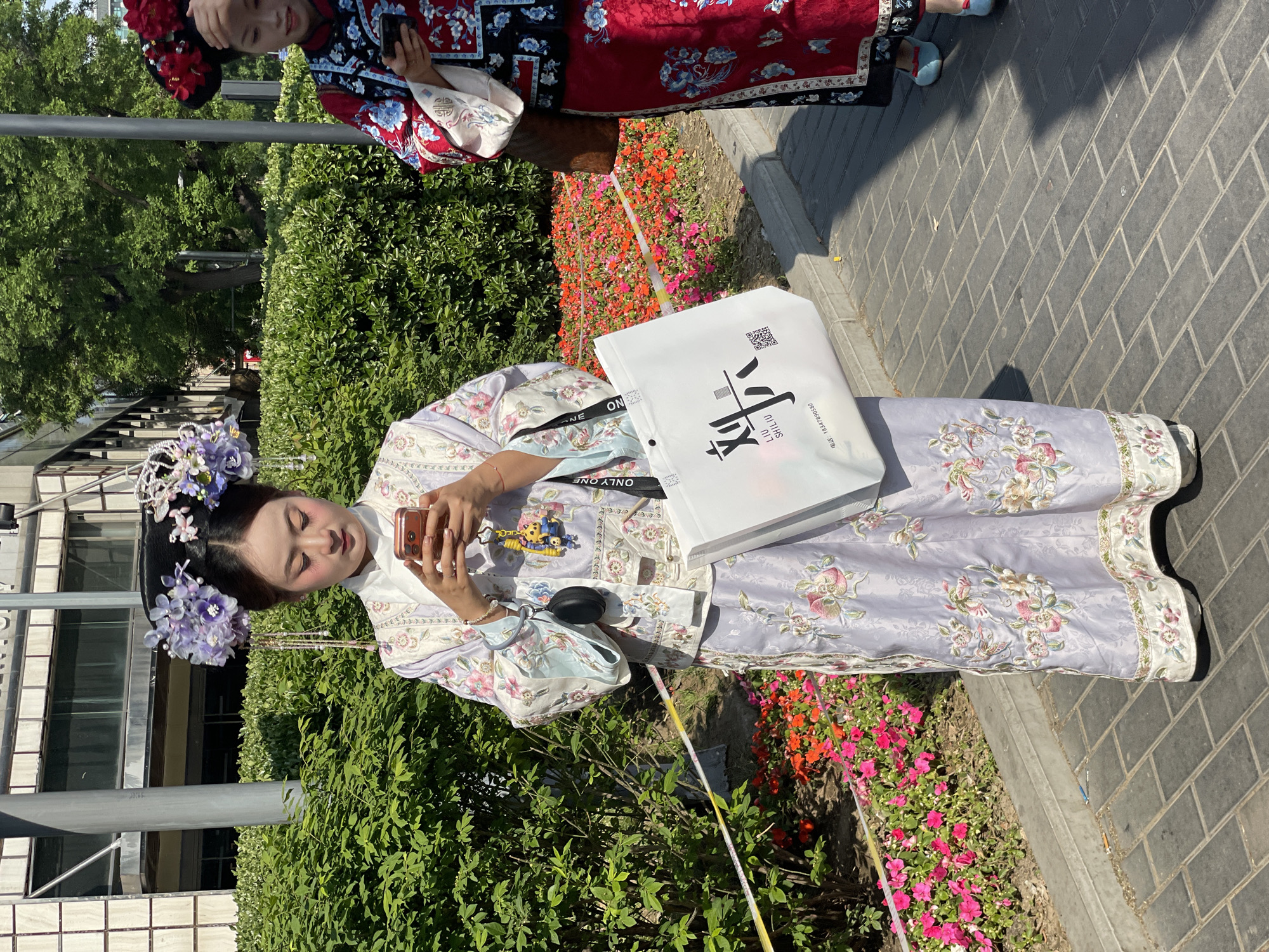 Traditional Chinese costume gathering observed in Dongcheng District