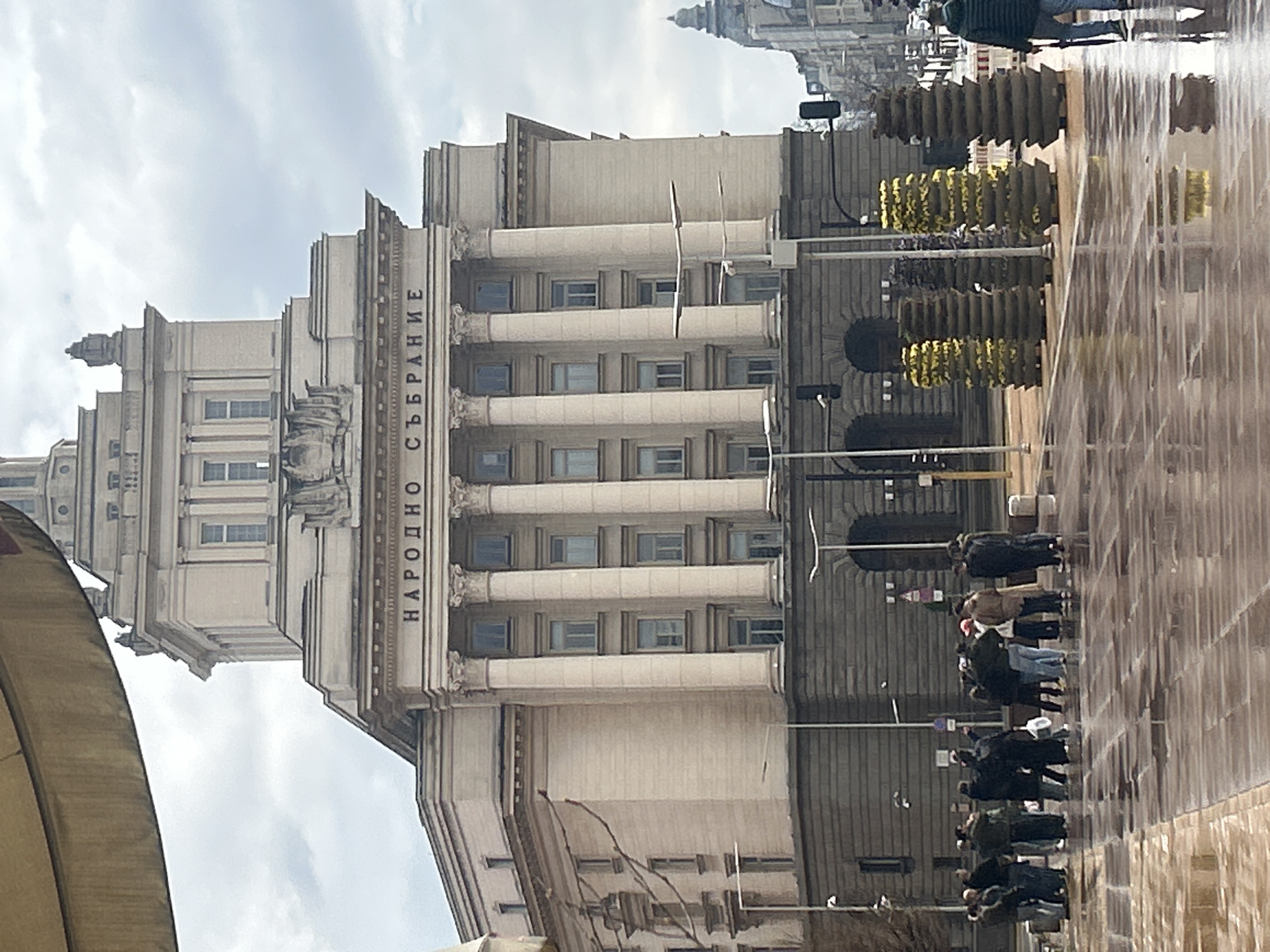 Easter decorations spotted near government buildings in Sofia