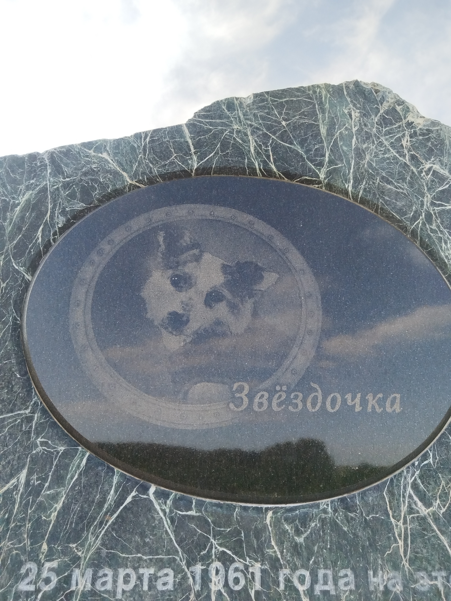 Space dog memorial documented in rural Russia