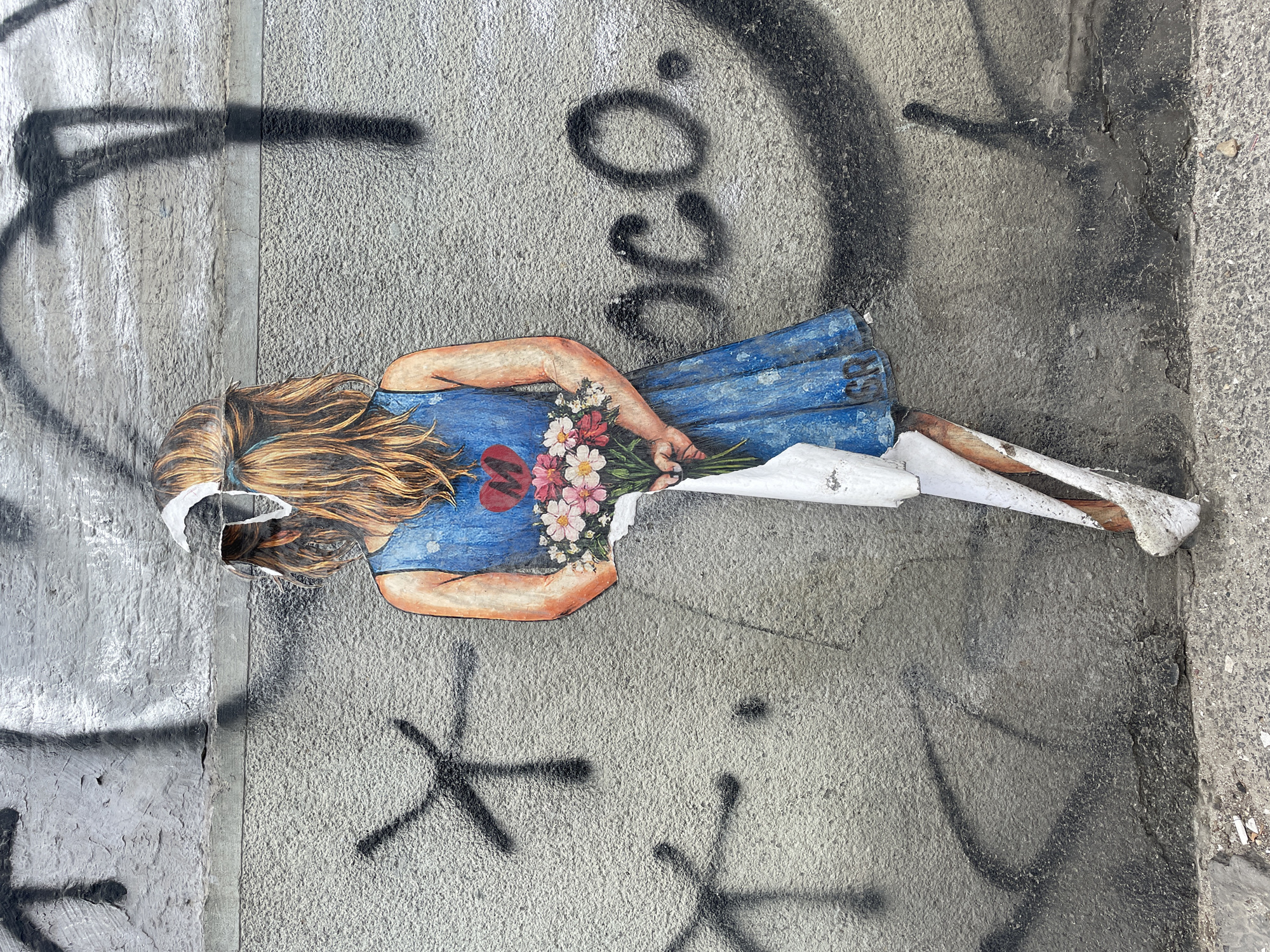 Banksy-style street art spotted on Belgrade wall