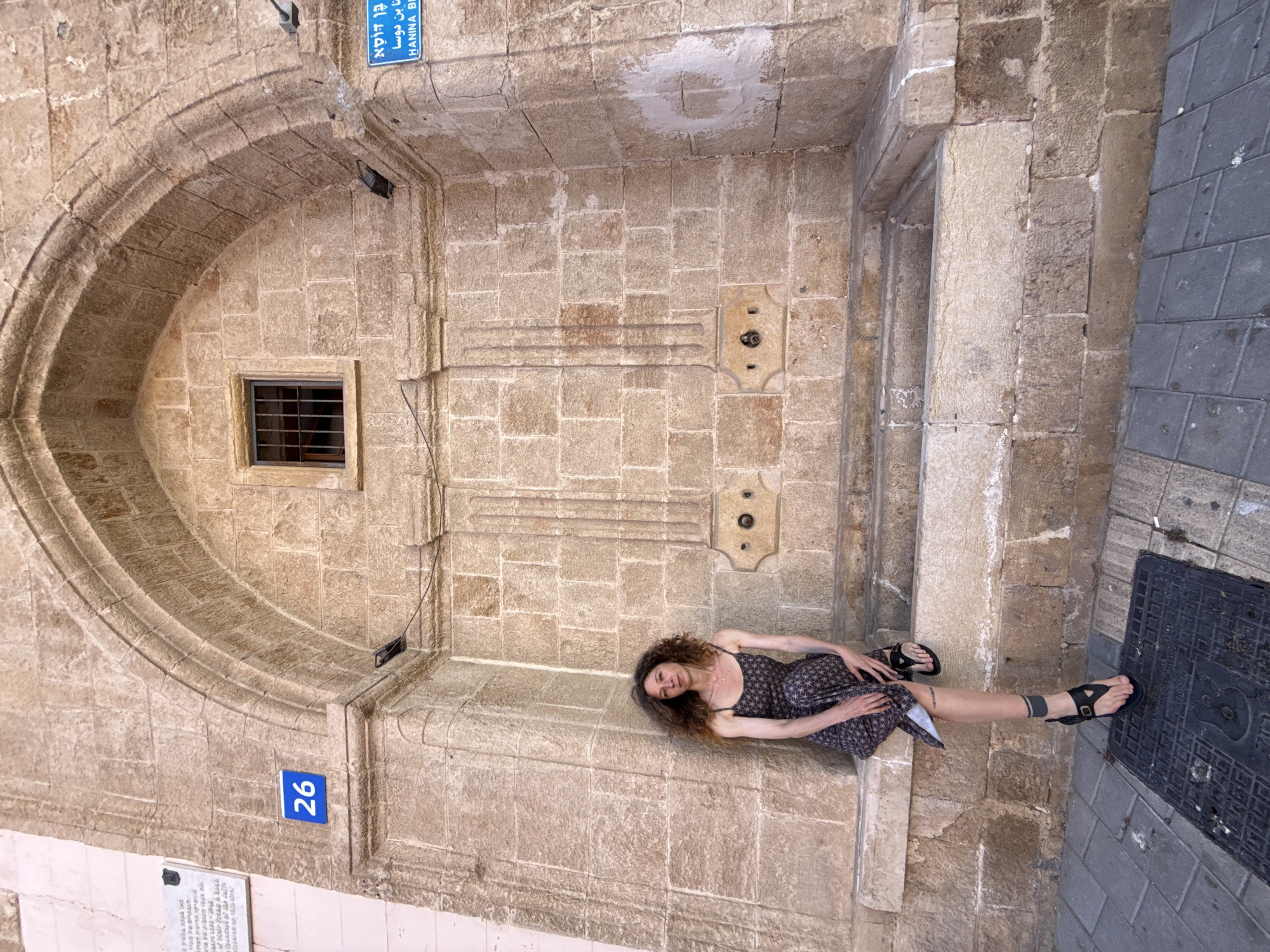 Creative portrait session through Tel Aviv's old-city streets