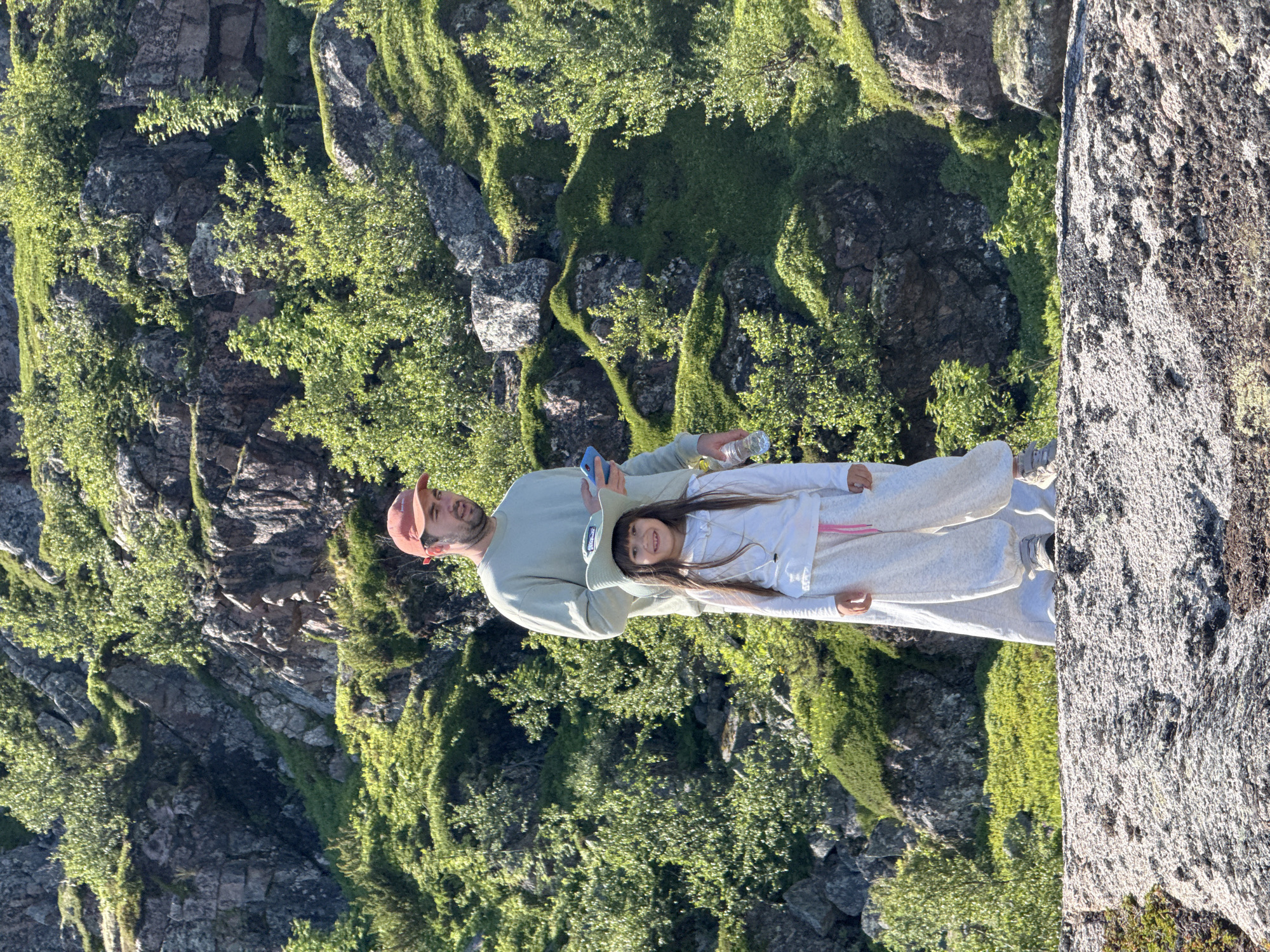 Exploring Teriberka's wild rocky coastline on a clear summer morning