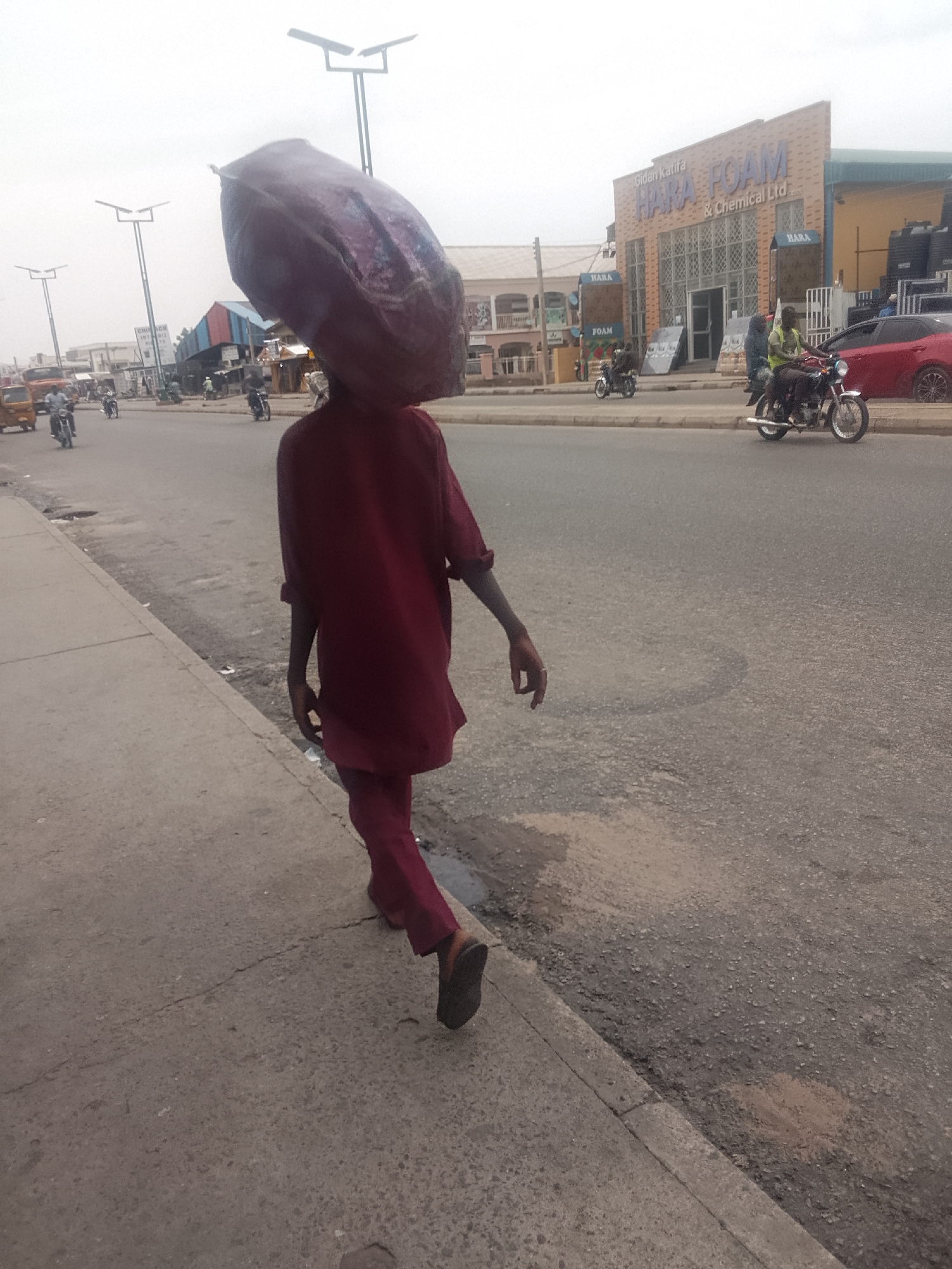 Everyday street life documented across Pantame, Nigeria neighborhoods