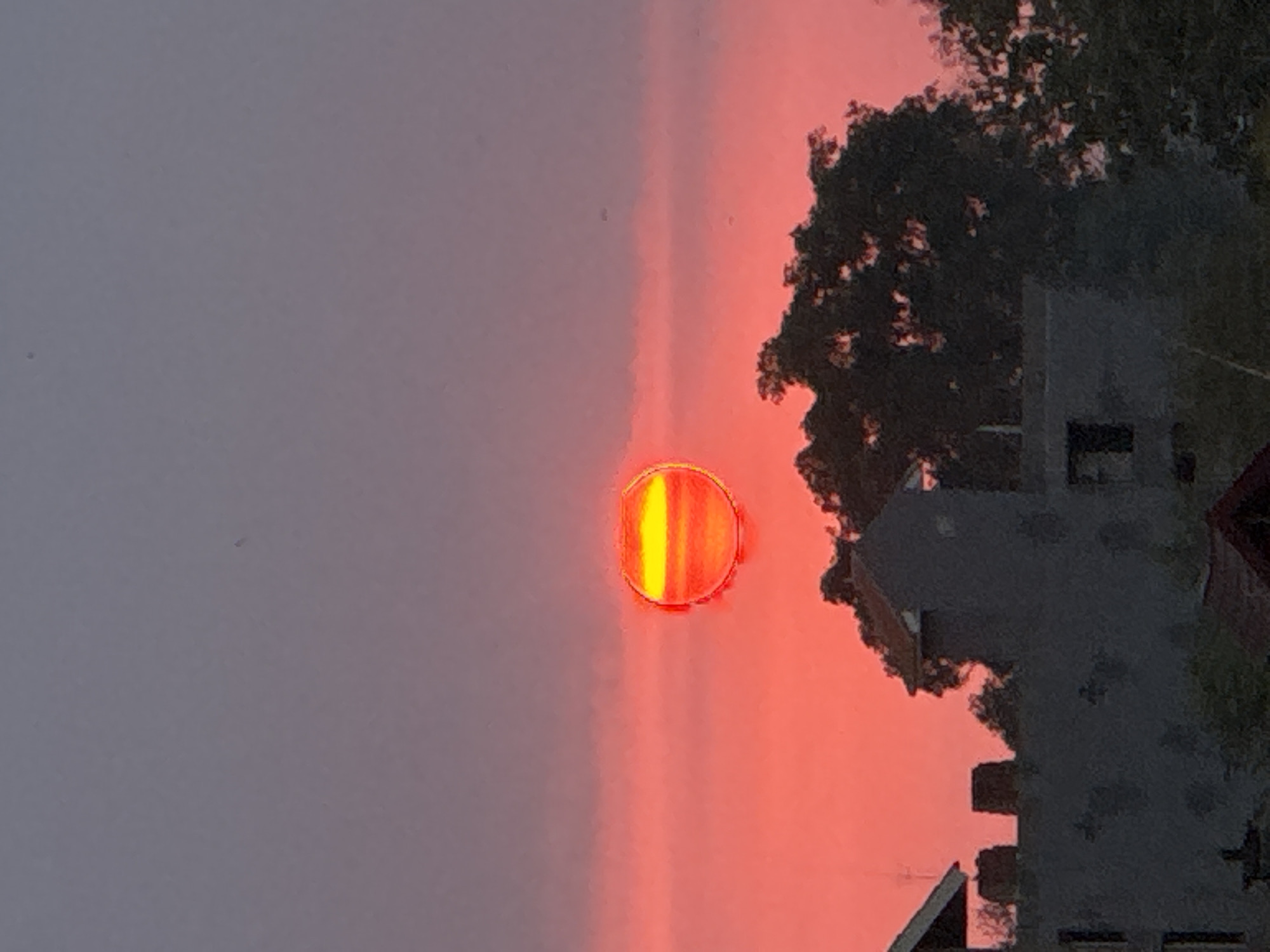 Sunset over Kuta Selatan, Bali, painted in purples and orange