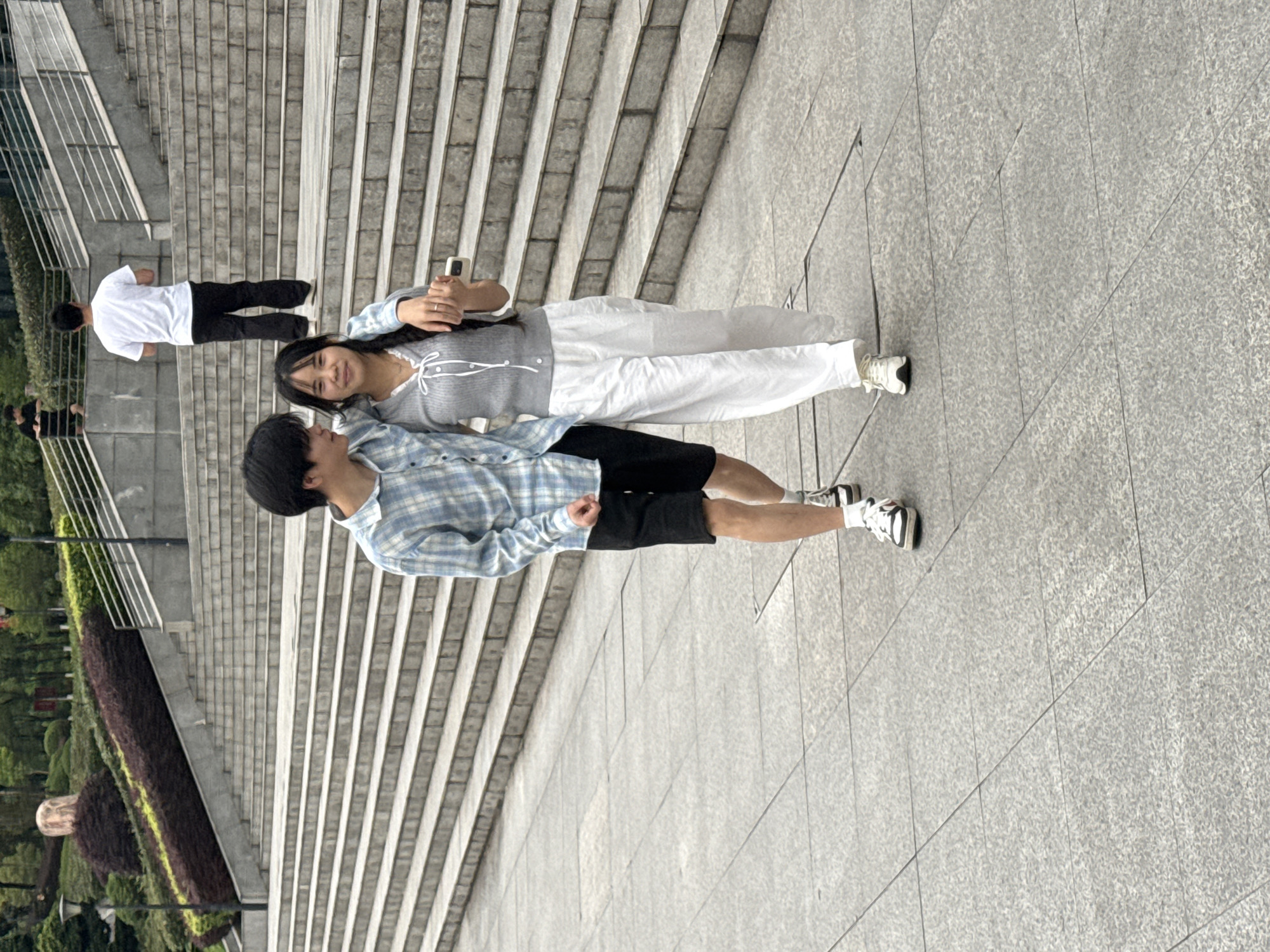 Technical teams conduct early morning surveying operations in Jiangjin