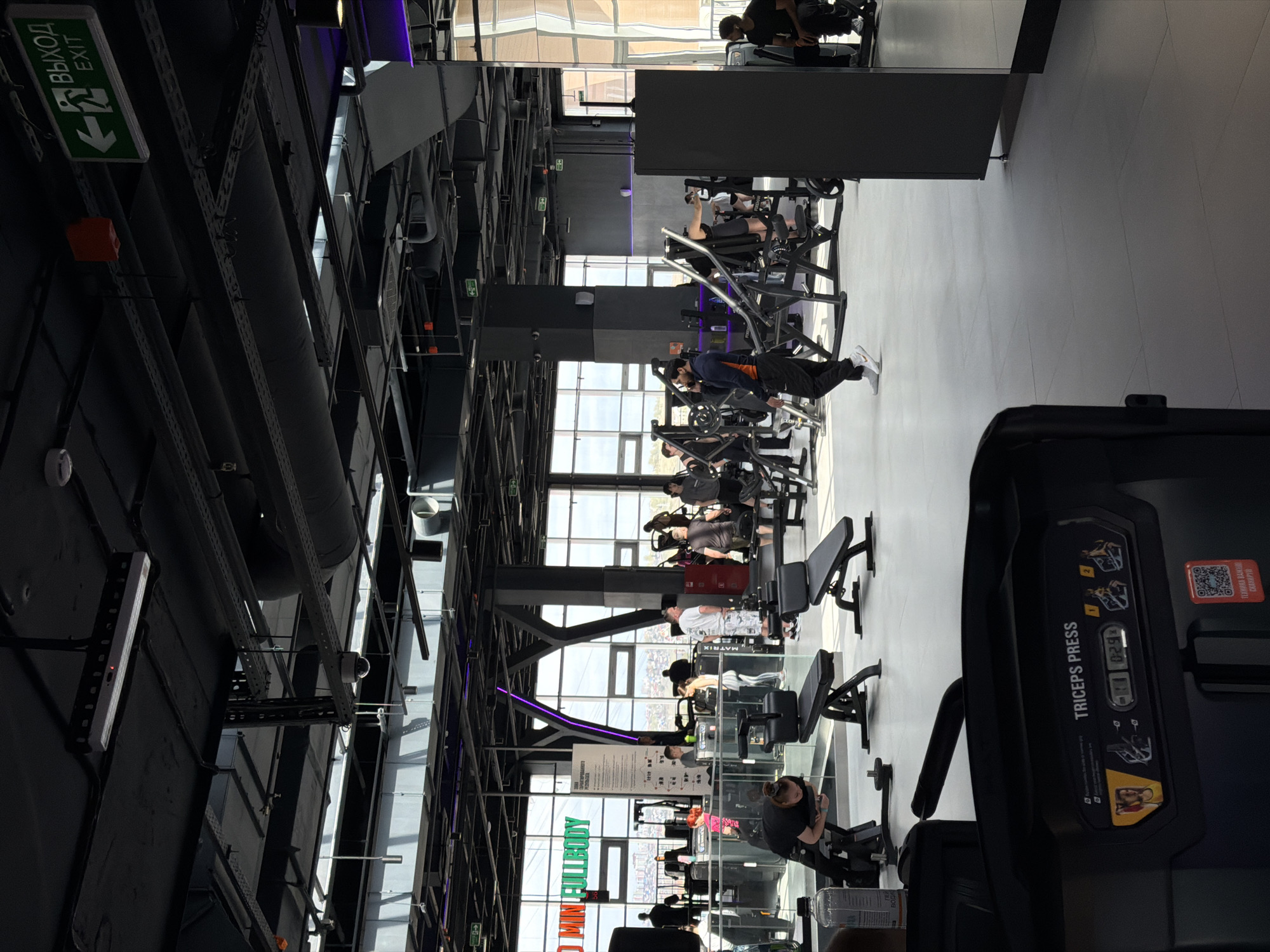 Morning fitness activities captured across Krasnoyarsk gym and soccer field