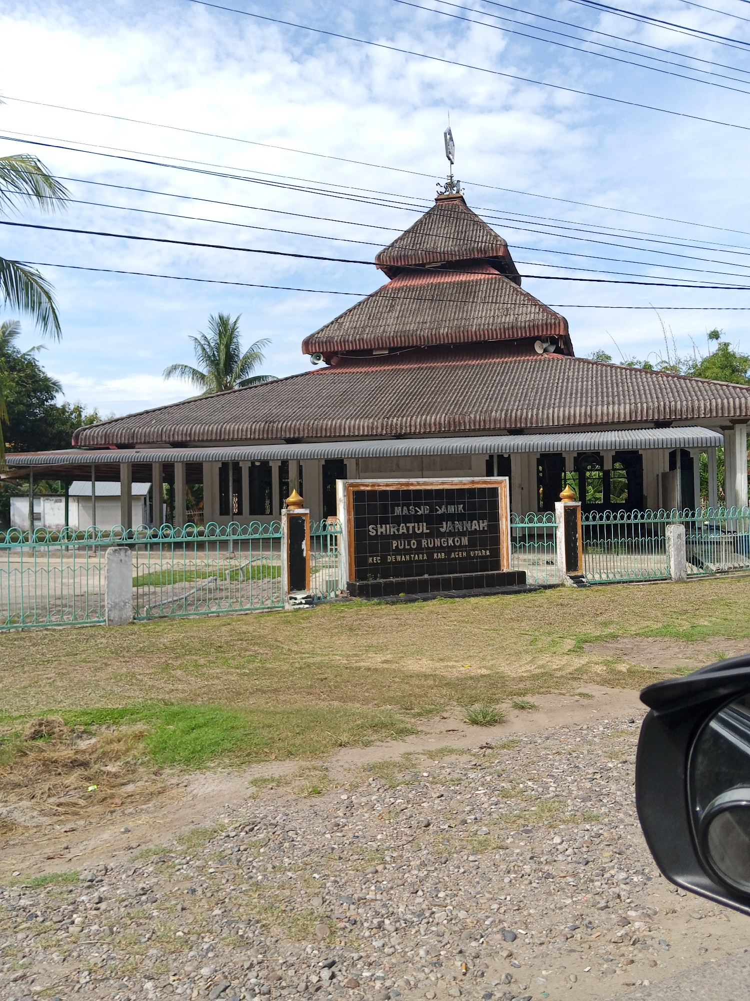 Mosque with tiered roof documented in Payadua, Indonesia