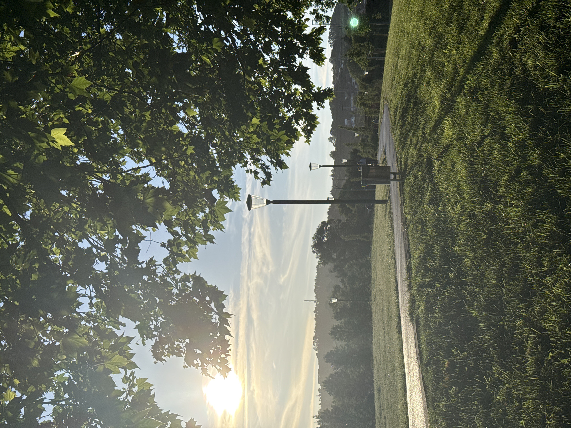 Peaceful park moments captured in Gijón during golden hour
