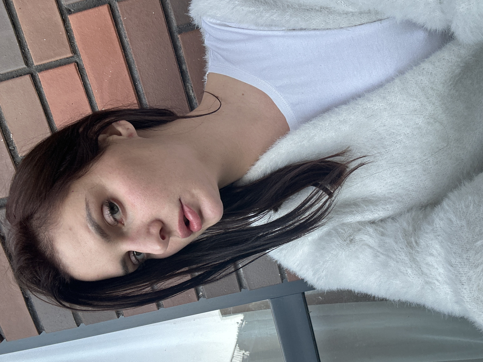 Afternoon stroll through an urban neighborhood, snacks and selfies included.