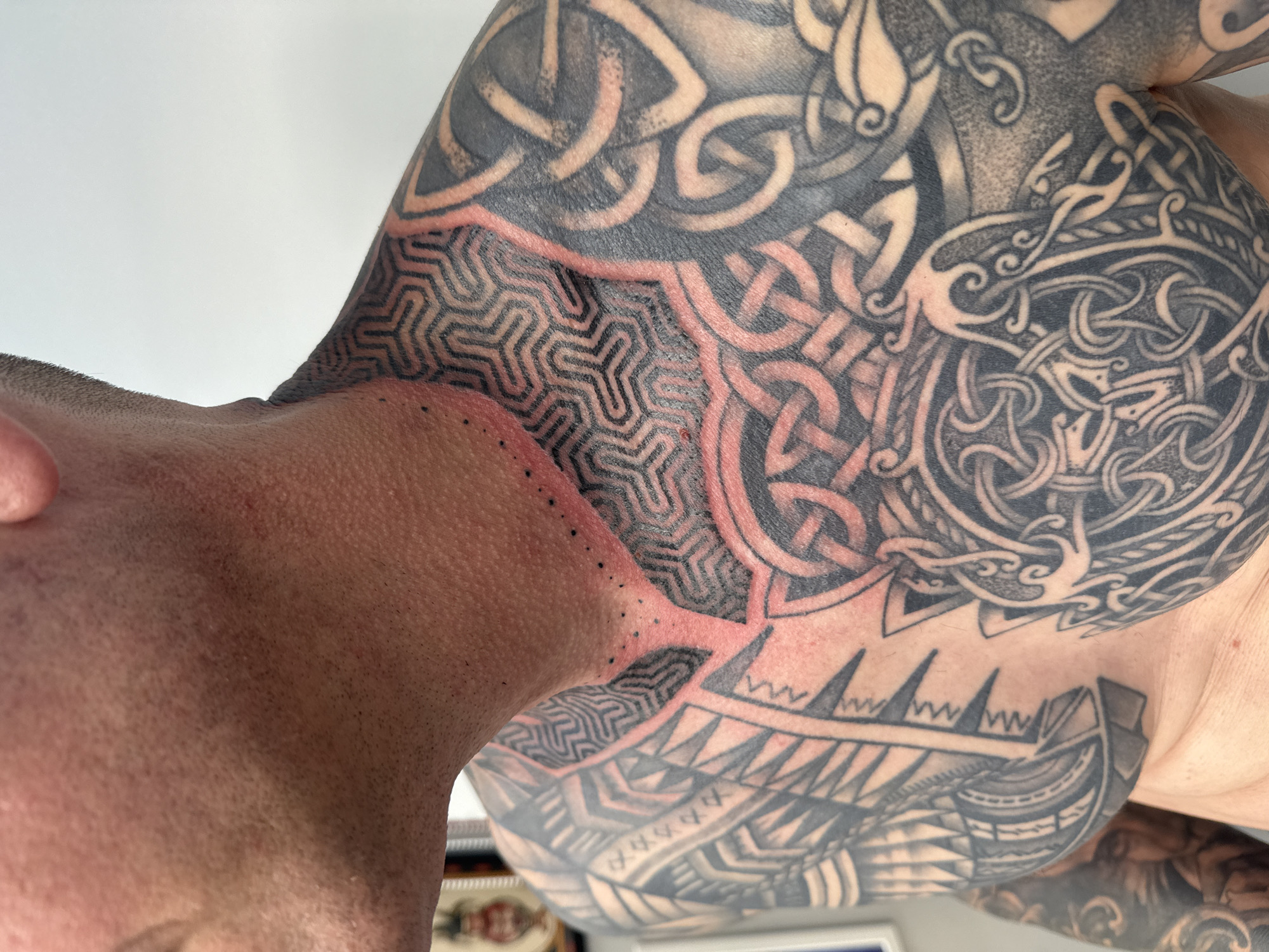 Extensive tattoo session documented in Sofia studio