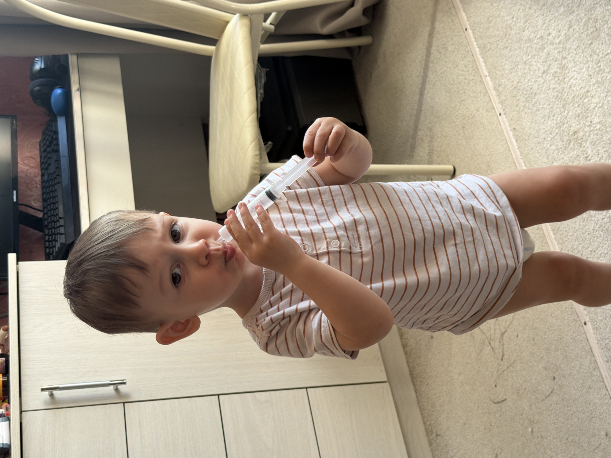 Toddler found with syringe in mouth in Ufa home